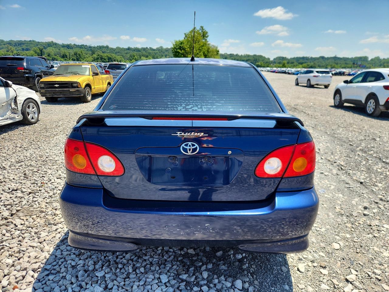 2003 Toyota Corolla S Blue vin: 2T1BR32E13C094151
