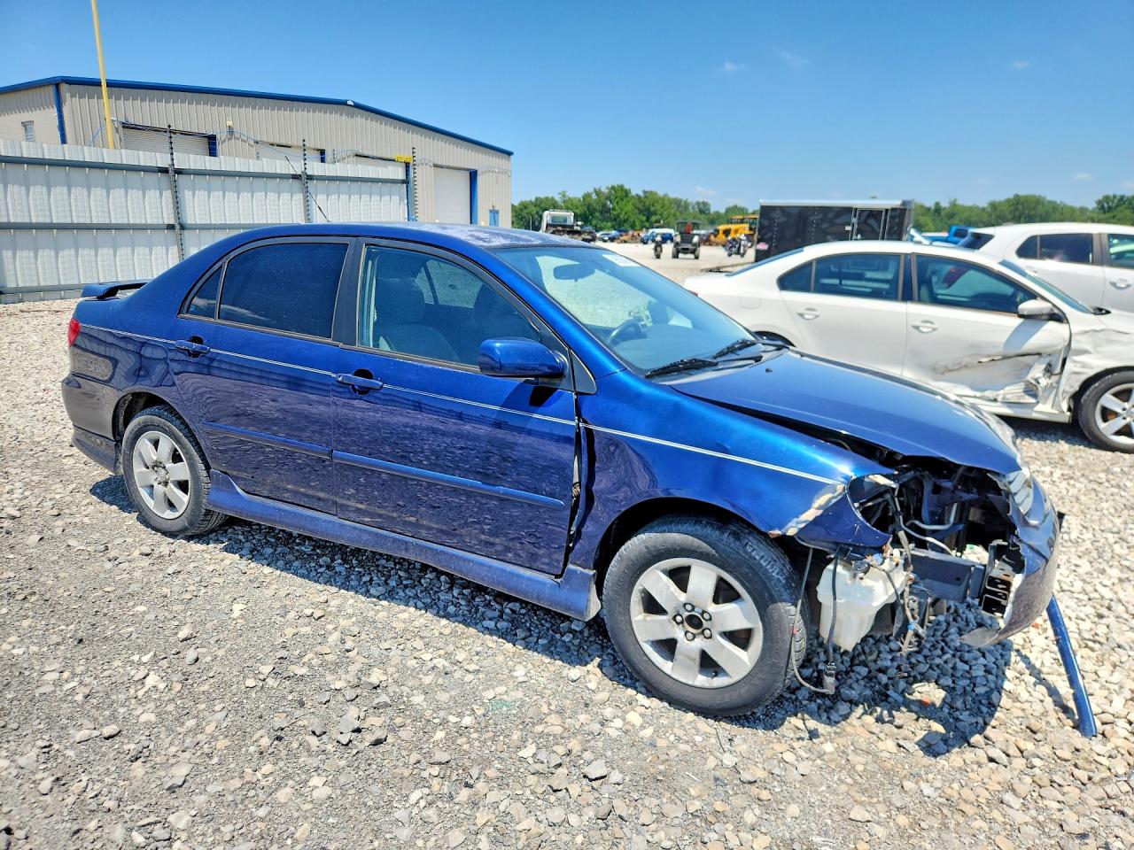 2003 Toyota Corolla S Blue vin: 2T1BR32E13C094151