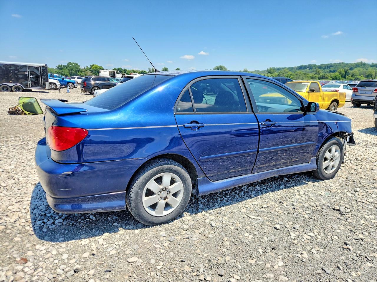 2003 Toyota Corolla S Blue vin: 2T1BR32E13C094151
