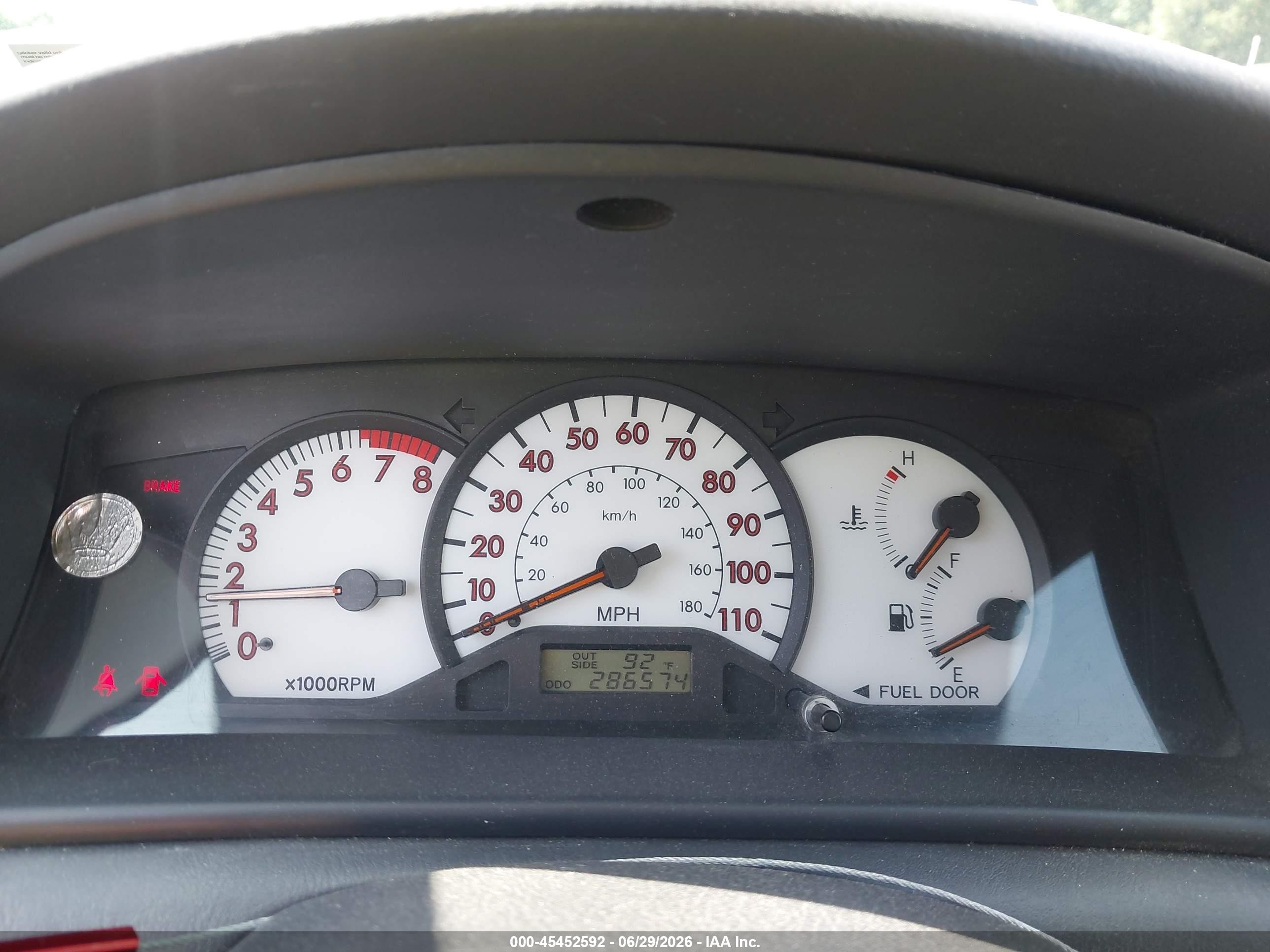 2003 Toyota Corolla S Blue vin: 2T1BR32E13C133126