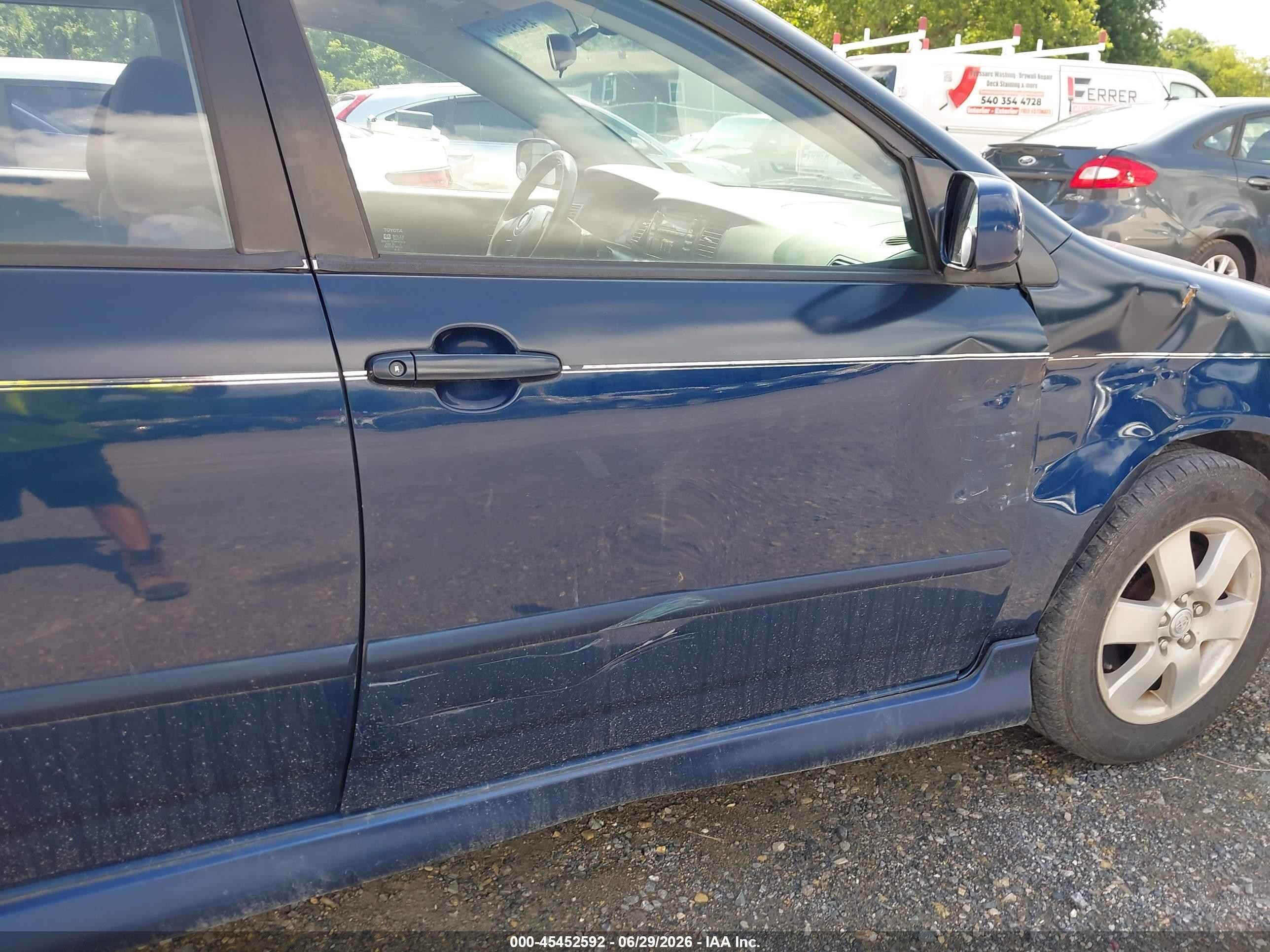 2003 Toyota Corolla S Blue vin: 2T1BR32E13C133126
