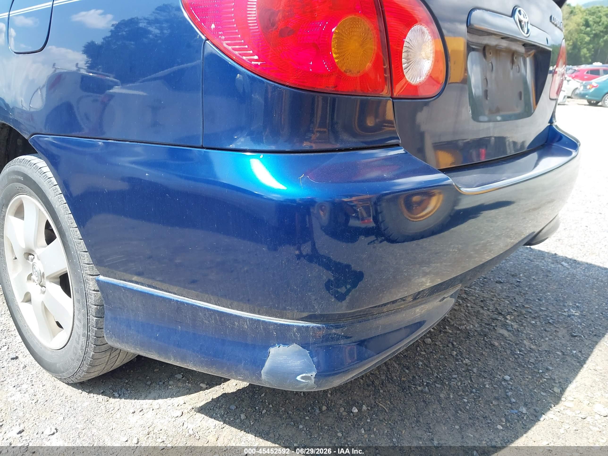2003 Toyota Corolla S Blue vin: 2T1BR32E13C133126