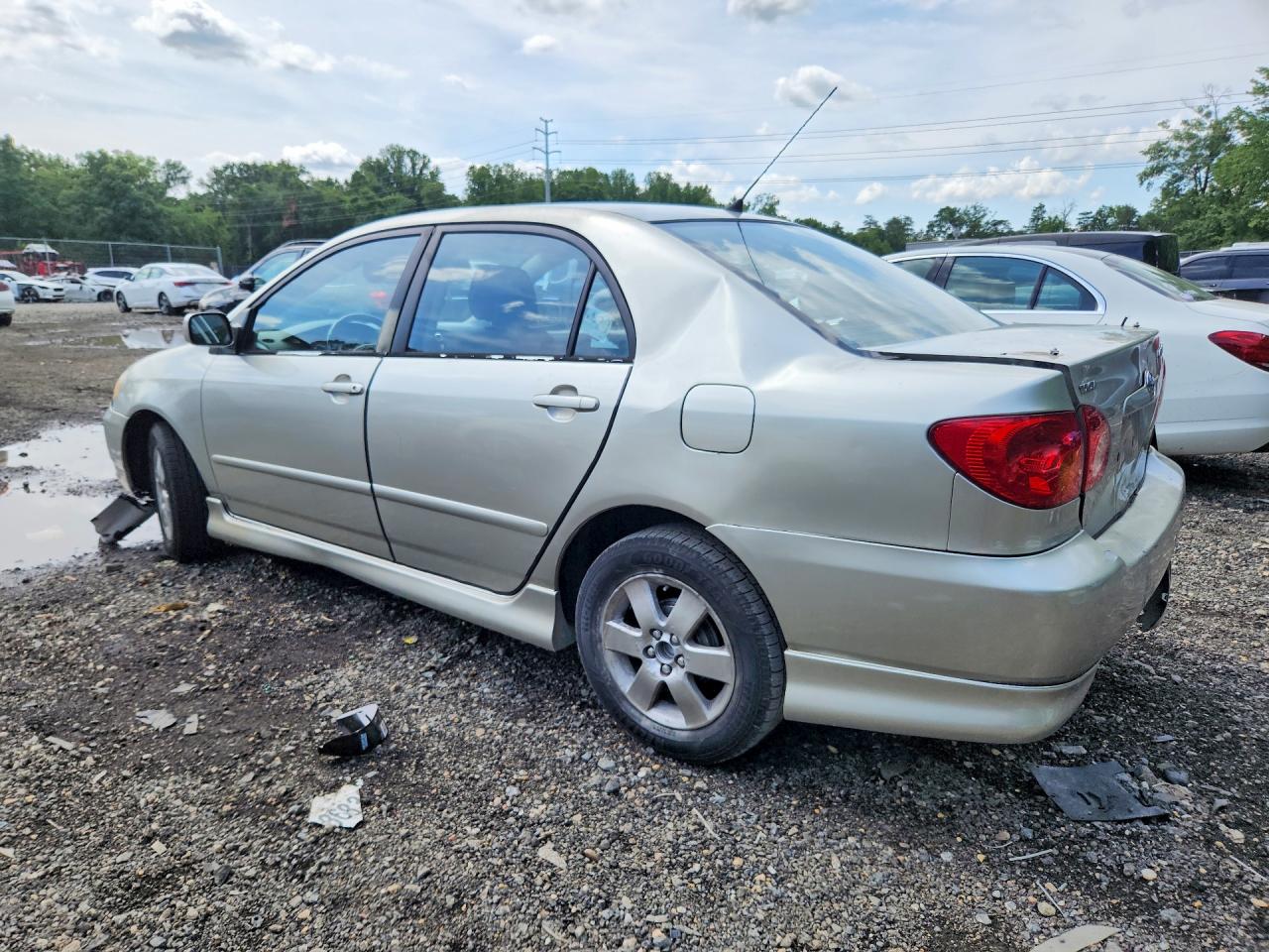 2003 Toyota Corolla S Серебряный vin: 2T1BR32E13C159628