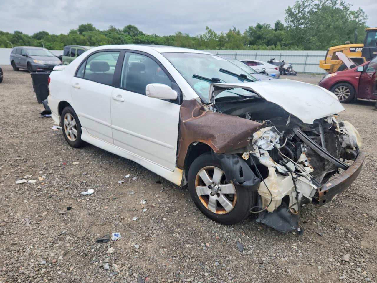 2004 Toyota Corolla S Белый vin: 2T1BR32E14C206562