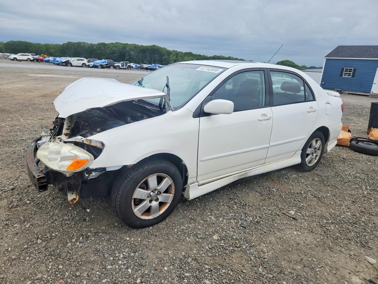2004 Toyota Corolla S Белый vin: 2T1BR32E14C206562