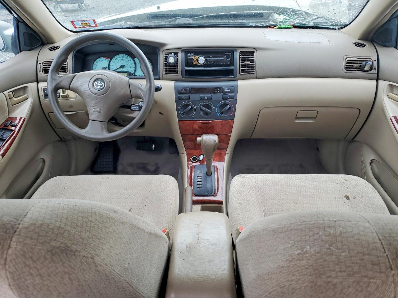 2004 Toyota Corolla Le Gray vin: 2T1BR32E14C222860