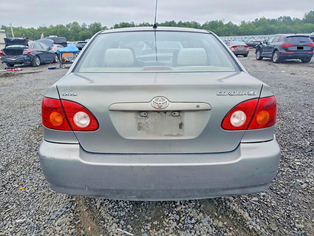 2004 Toyota Corolla Le Gray vin: 2T1BR32E14C222860