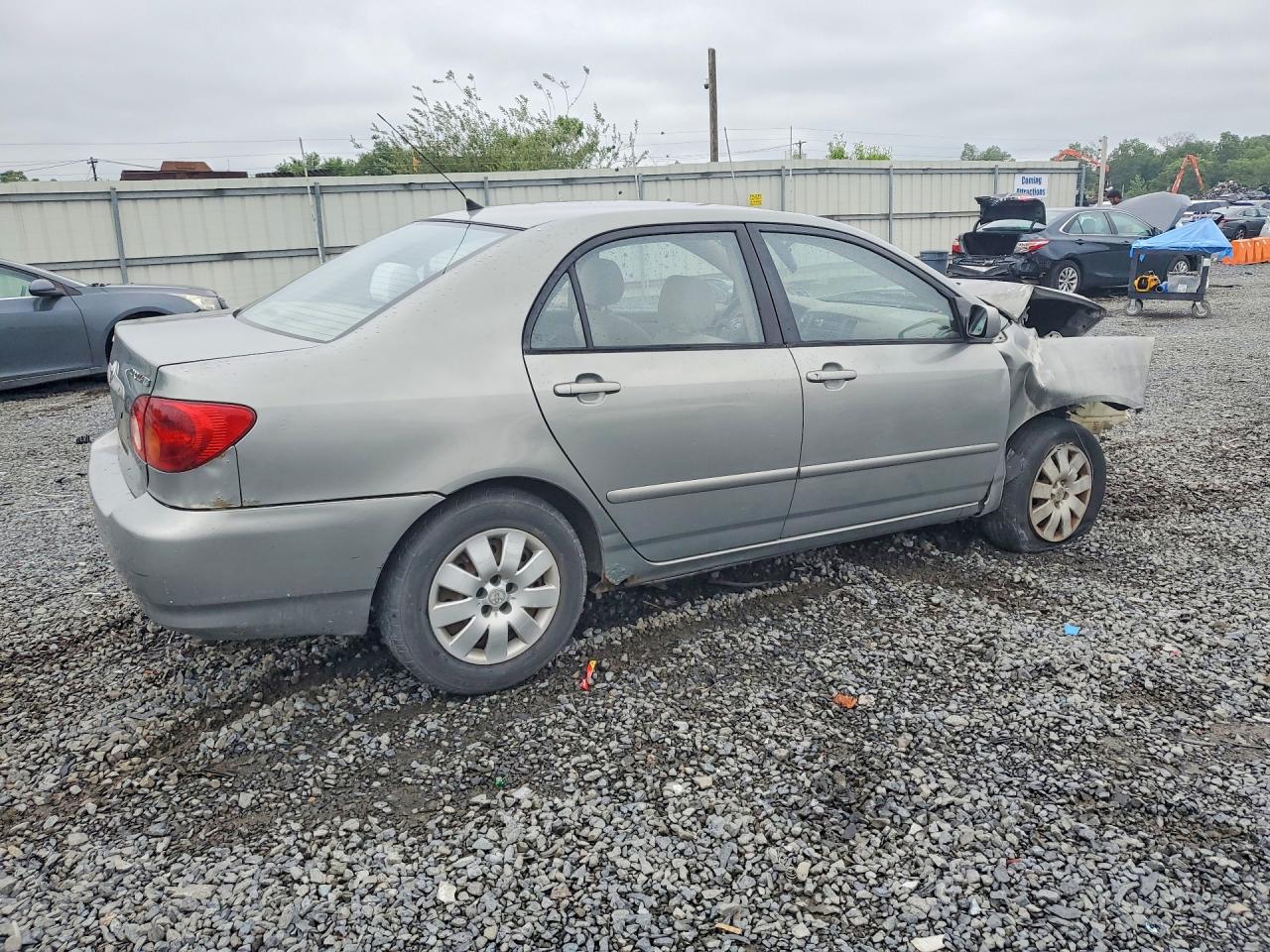 2004 Toyota Corolla Le Gray vin: 2T1BR32E14C222860