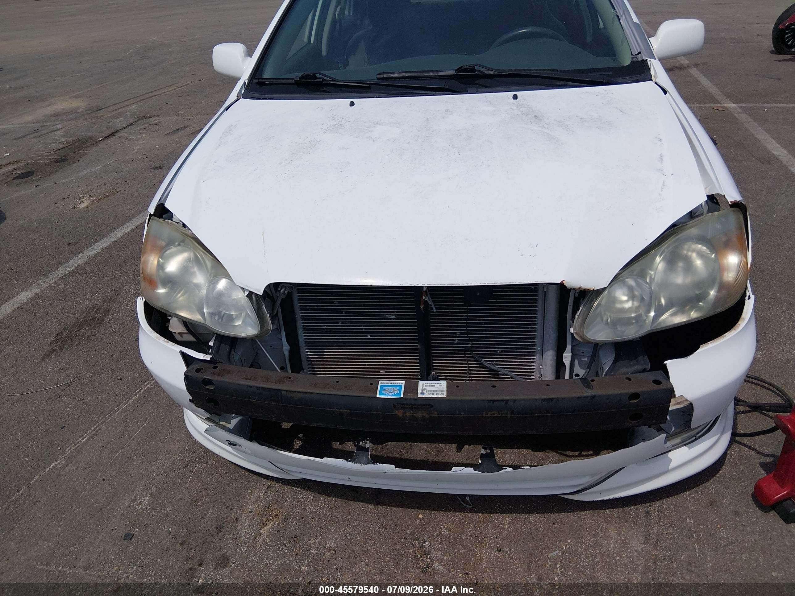 2004 Toyota Corolla S White vin: 2T1BR32E14C250061