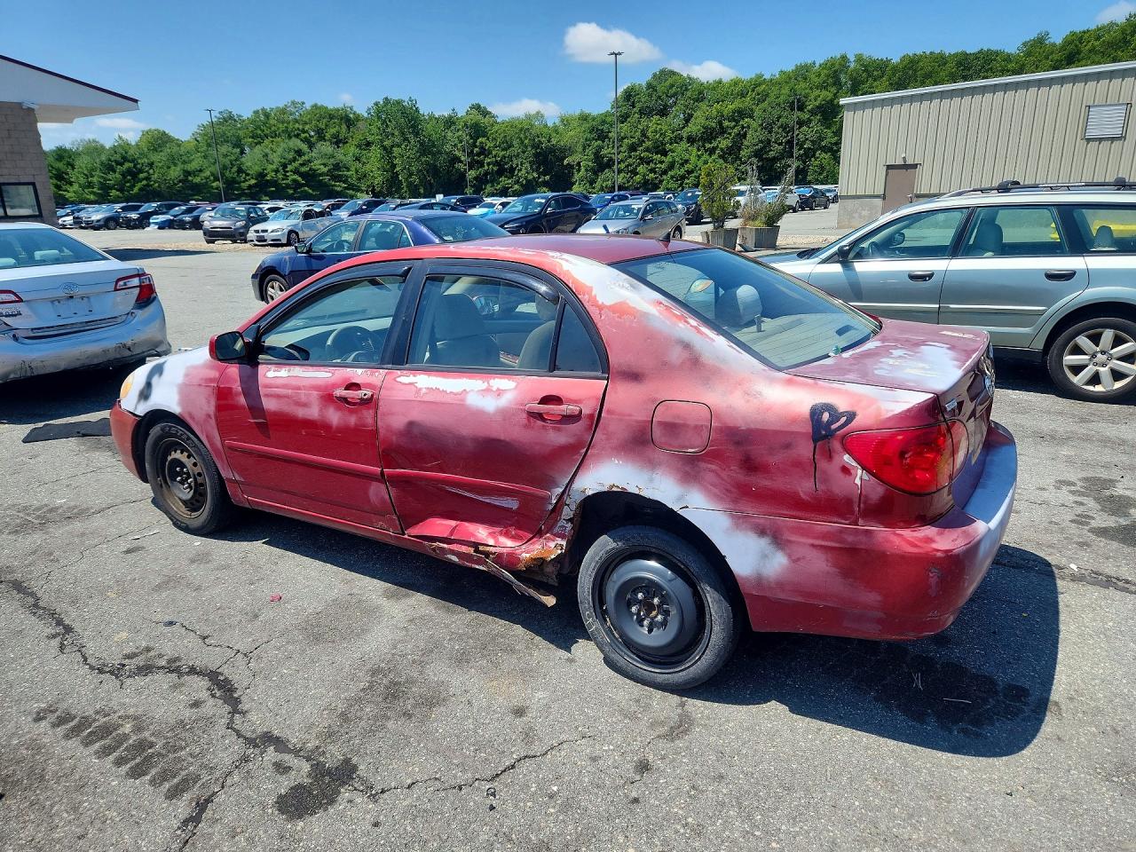2004 Toyota Corolla Le Red vin: 2T1BR32E14C305558