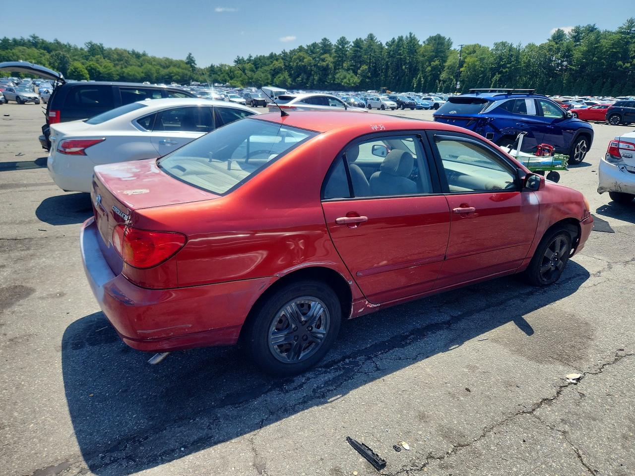 2004 Toyota Corolla Le Red vin: 2T1BR32E14C305558