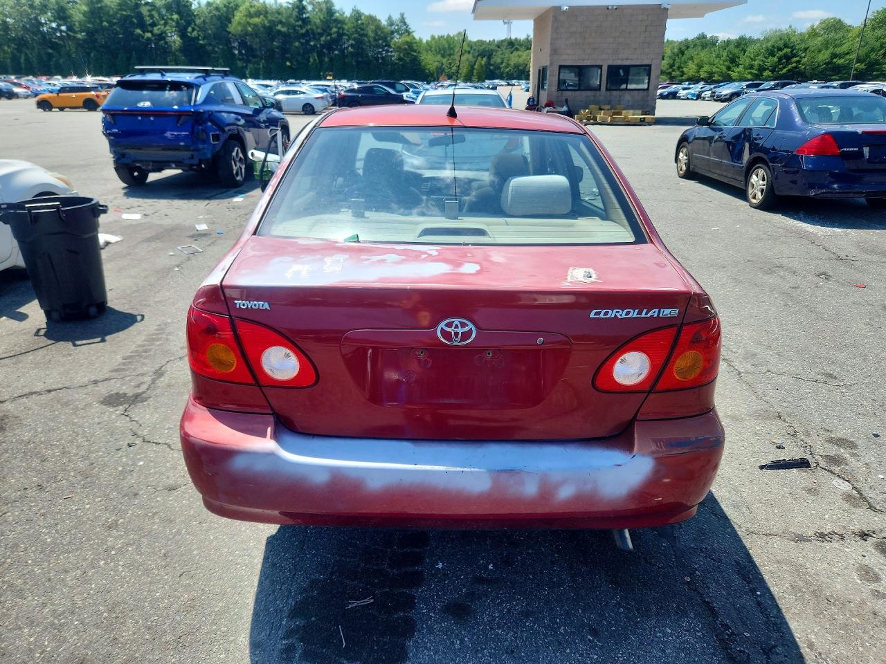 2004 Toyota Corolla Le Red vin: 2T1BR32E14C305558