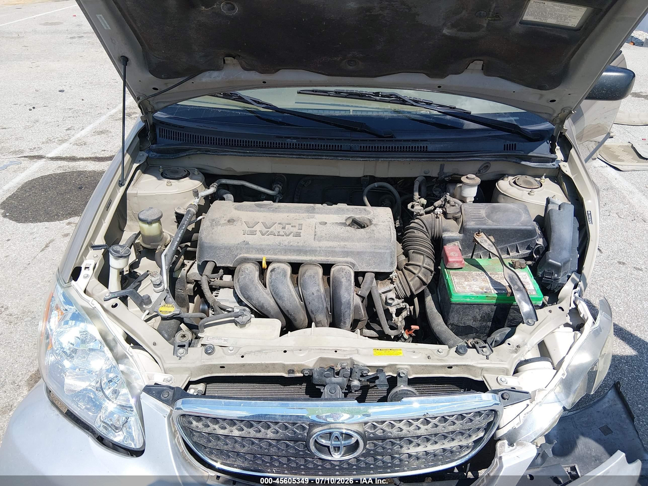 2005 Toyota Corolla Ce Tan vin: 2T1BR32E15C384070