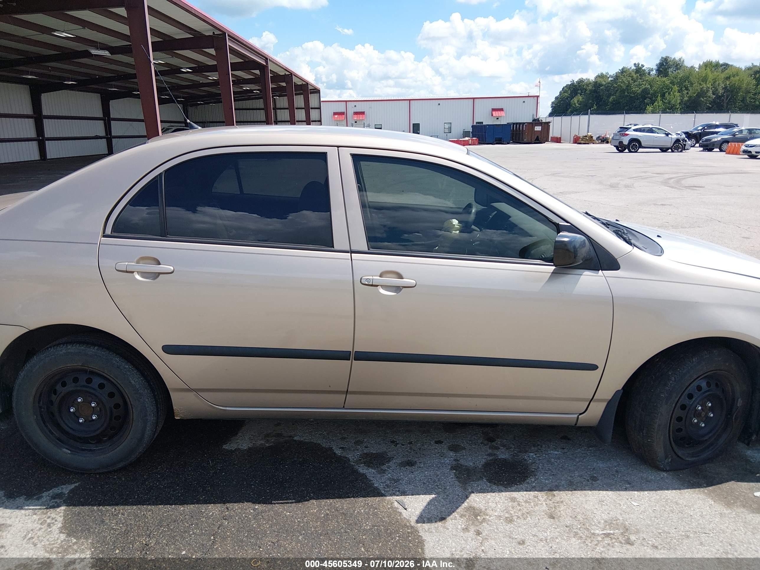 2005 Toyota Corolla Ce Tan vin: 2T1BR32E15C384070