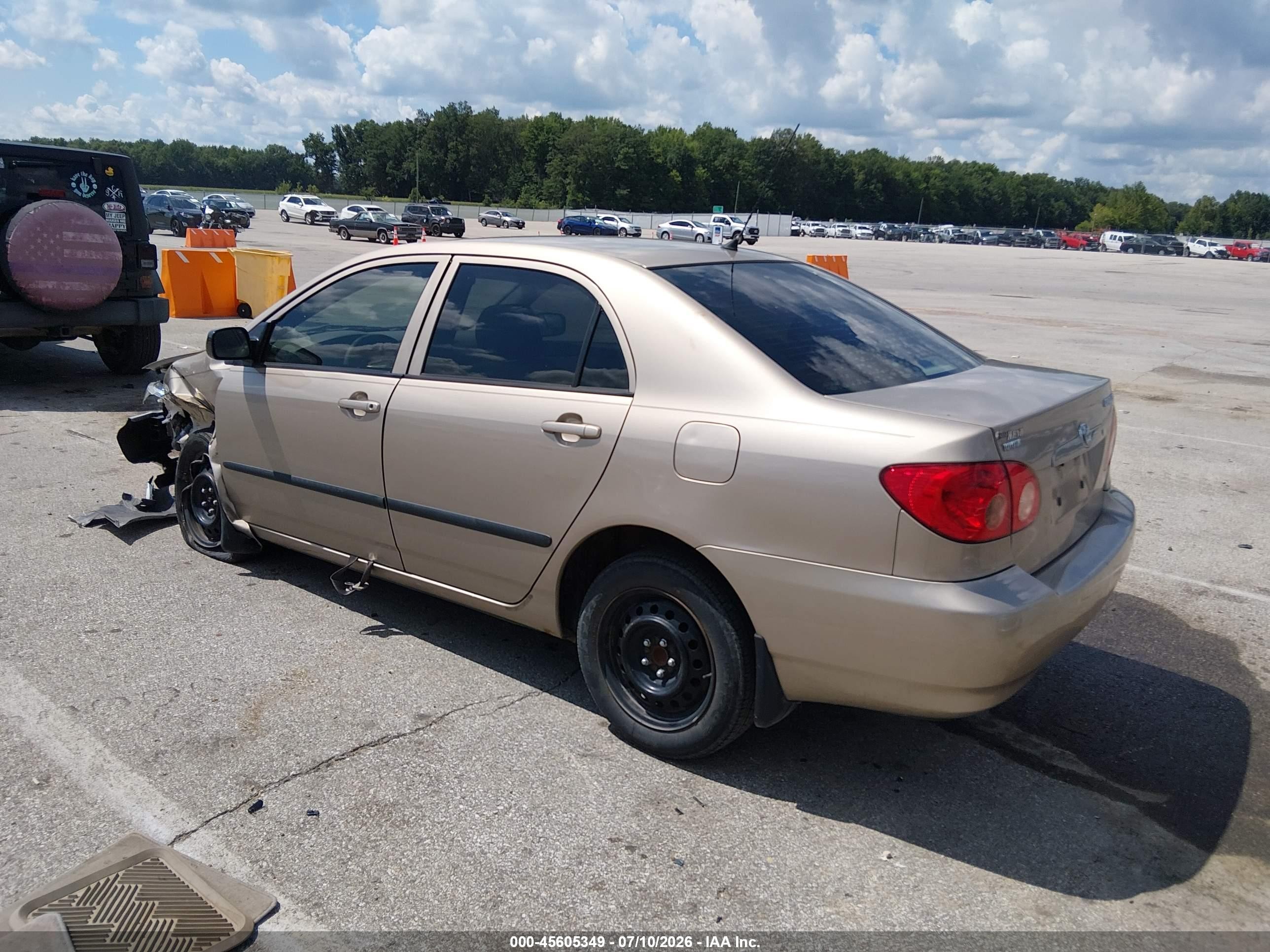 2005 Toyota Corolla Ce Tan vin: 2T1BR32E15C384070