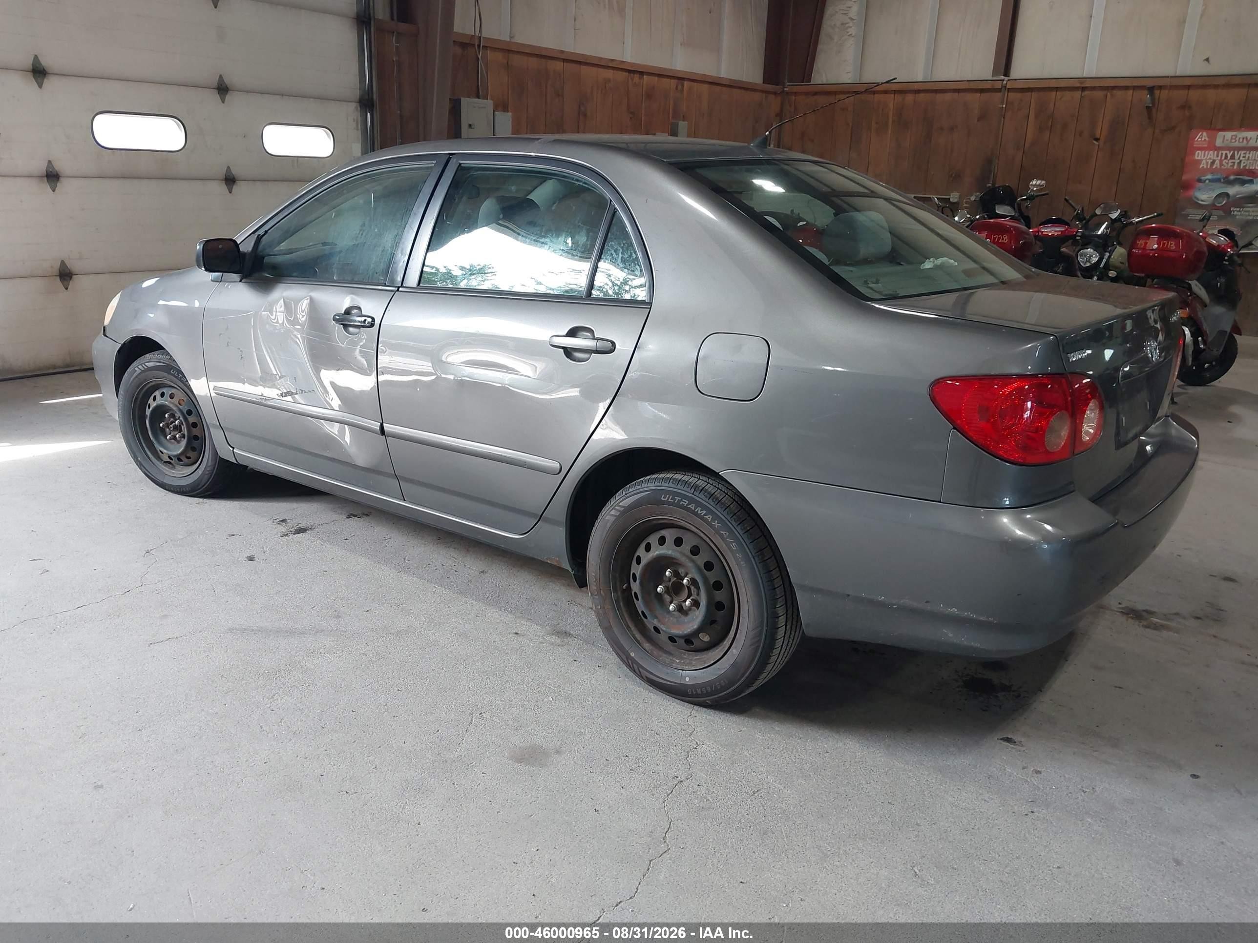 2005 Toyota Corolla Le Gray vin: 2T1BR32E15C397594