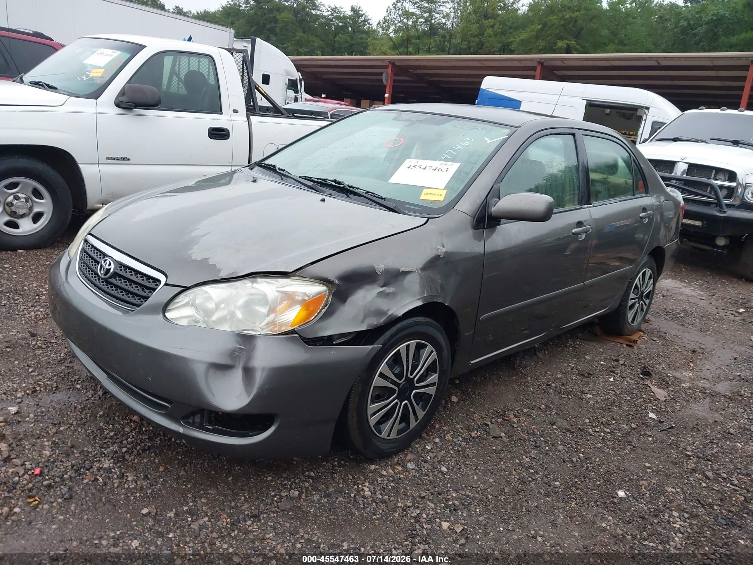 2005 Toyota Corolla Le Gray vin: 2T1BR32E15C415947
