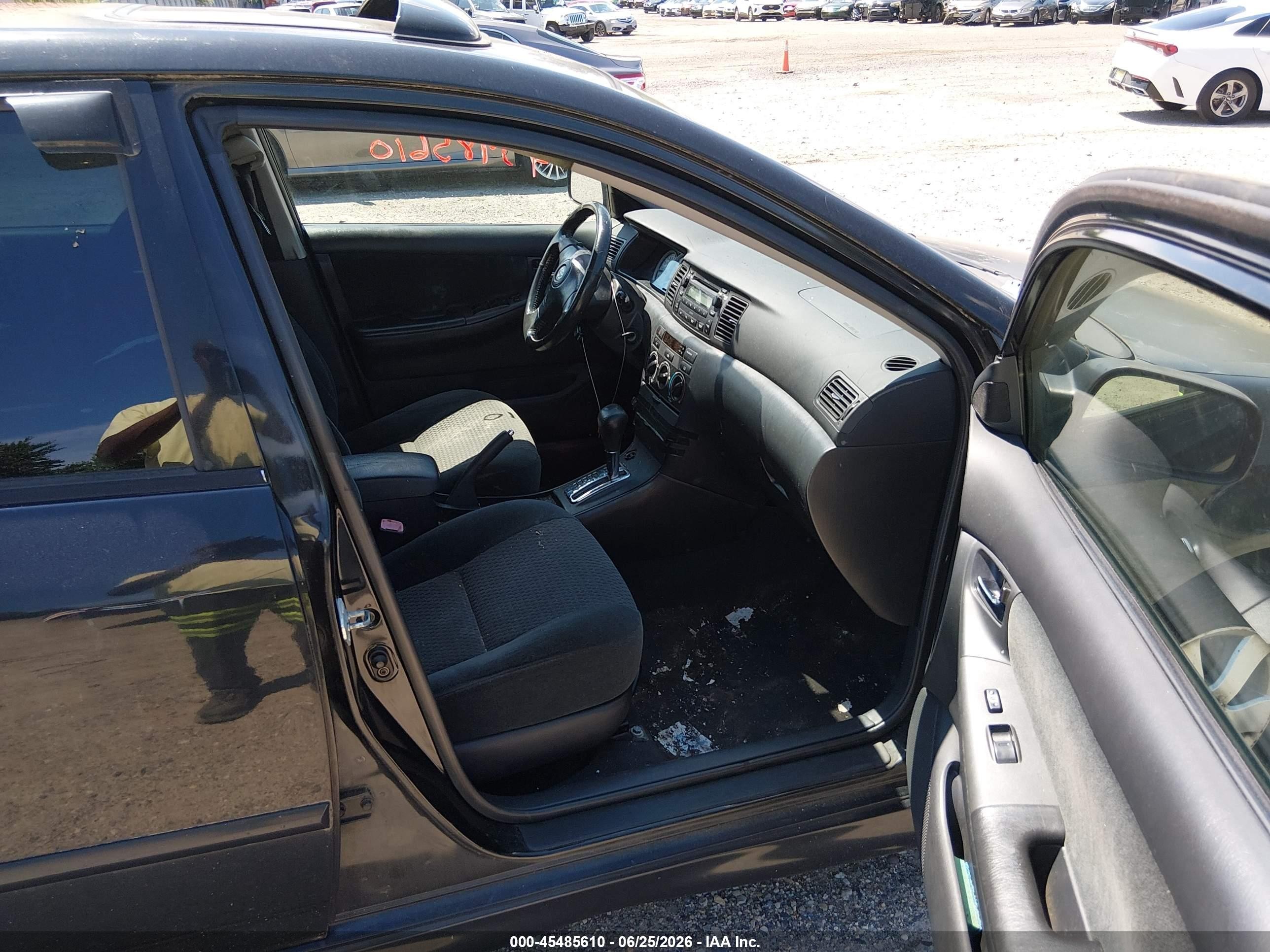 2005 Toyota Corolla S Black vin: 2T1BR32E15C416354