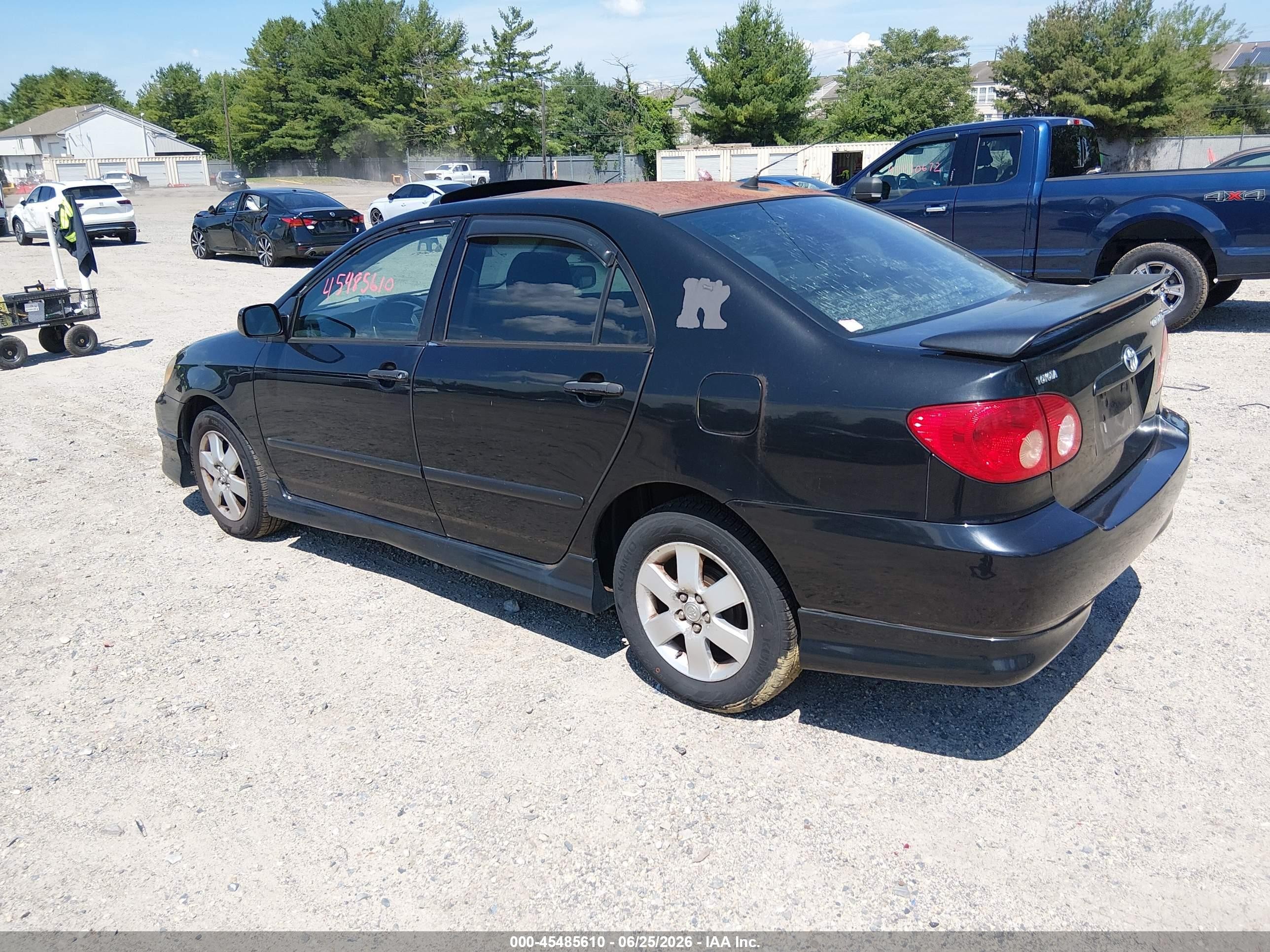 2005 Toyota Corolla S Black vin: 2T1BR32E15C416354