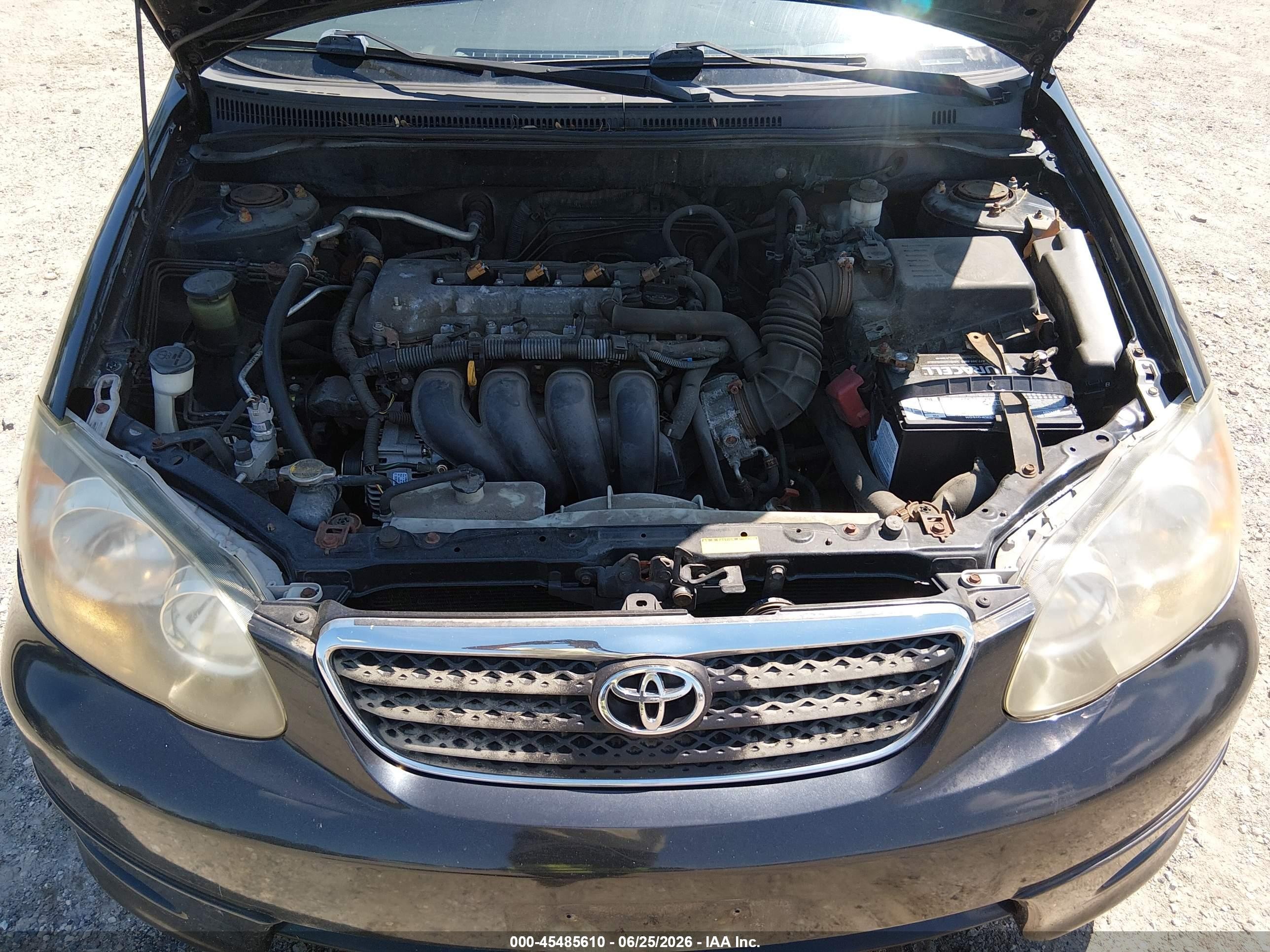 2005 Toyota Corolla S Black vin: 2T1BR32E15C416354