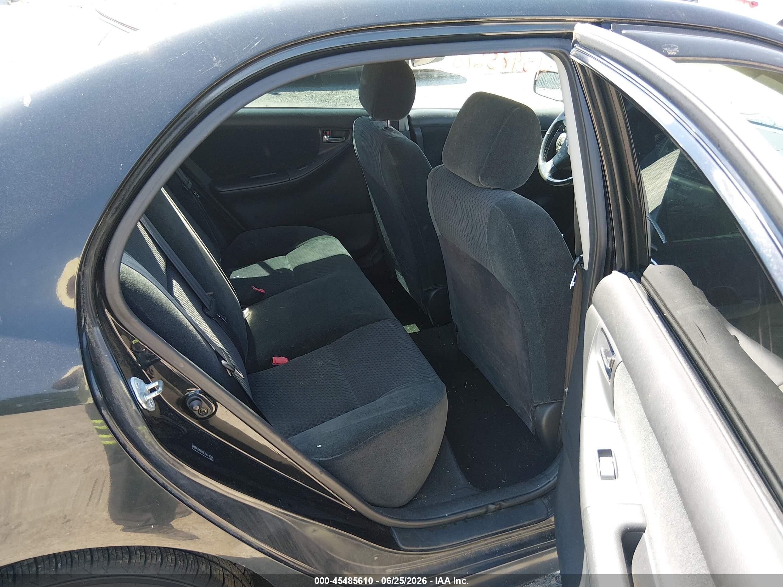 2005 Toyota Corolla S Black vin: 2T1BR32E15C416354