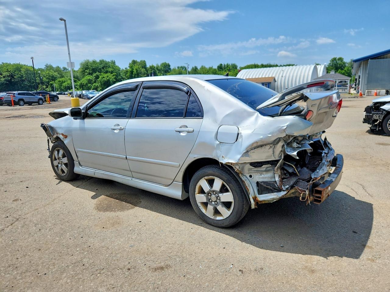 2005 Toyota Corolla S Silver vin: 2T1BR32E15C462010