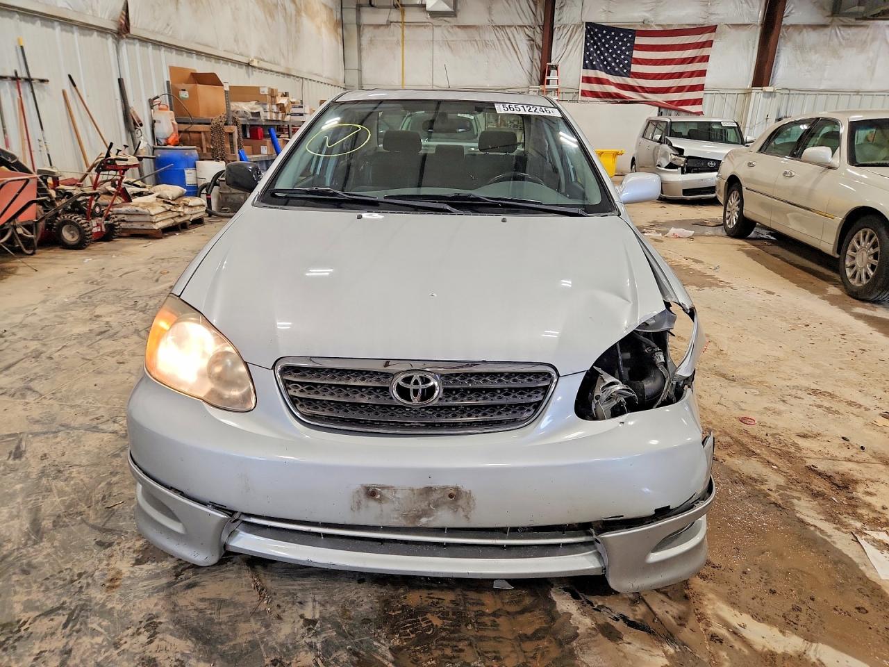 2005 Toyota Corolla S Silver vin: 2T1BR32E15C462802