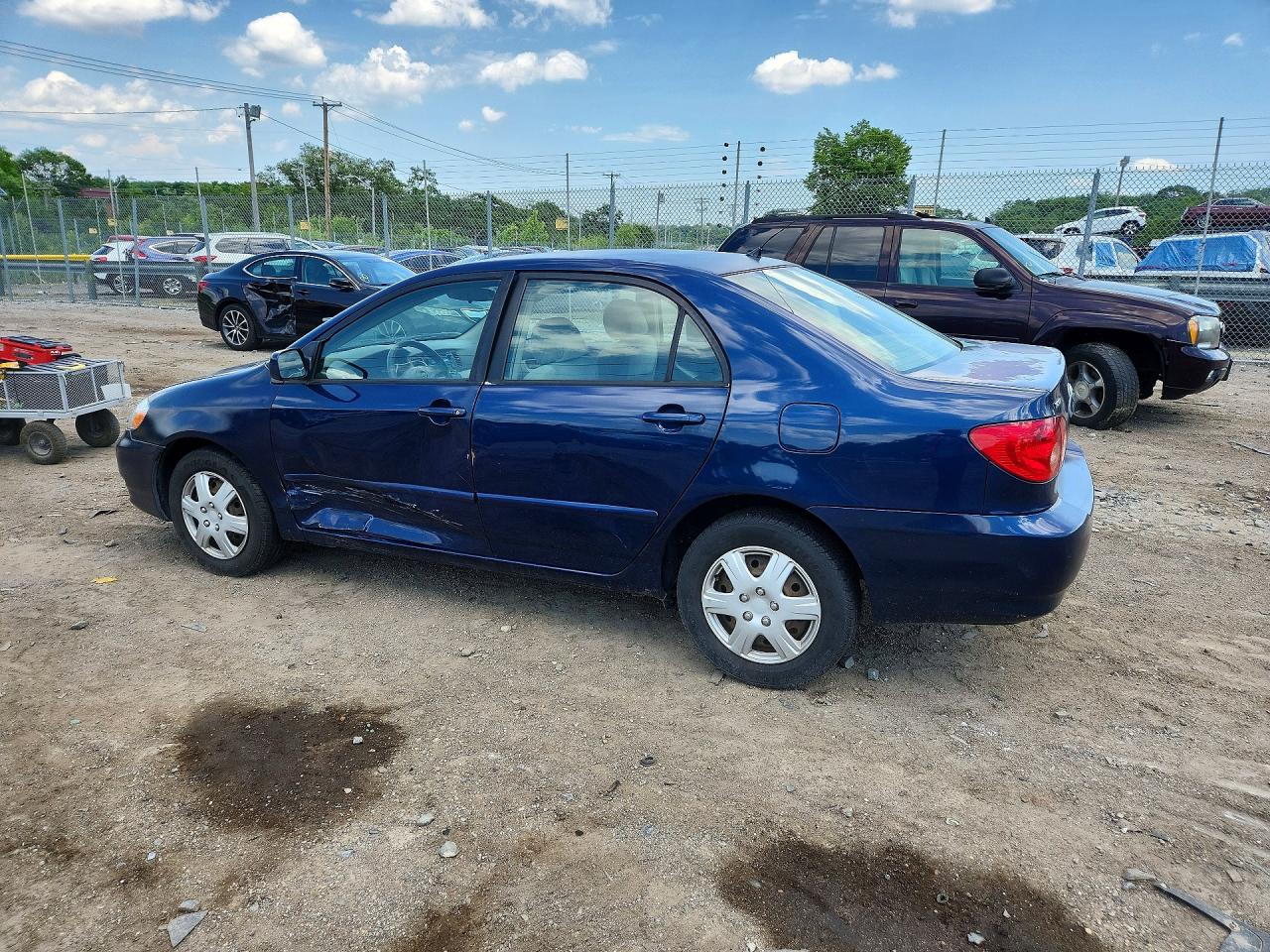 2005 Toyota Corolla Le Blue vin: 2T1BR32E15C492253