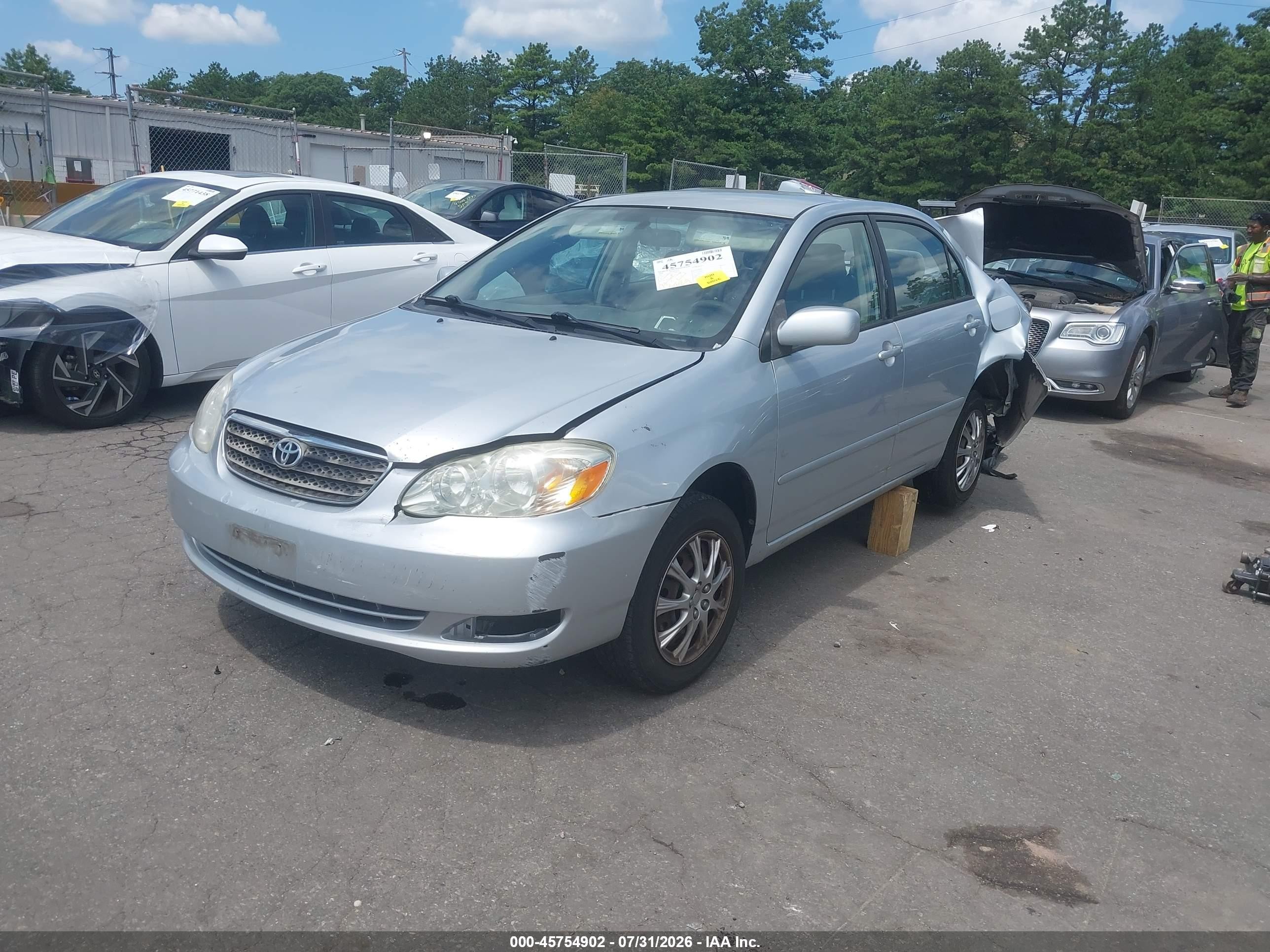 2006 Toyota Corolla Le Серебряный vin: 2T1BR32E16C588238