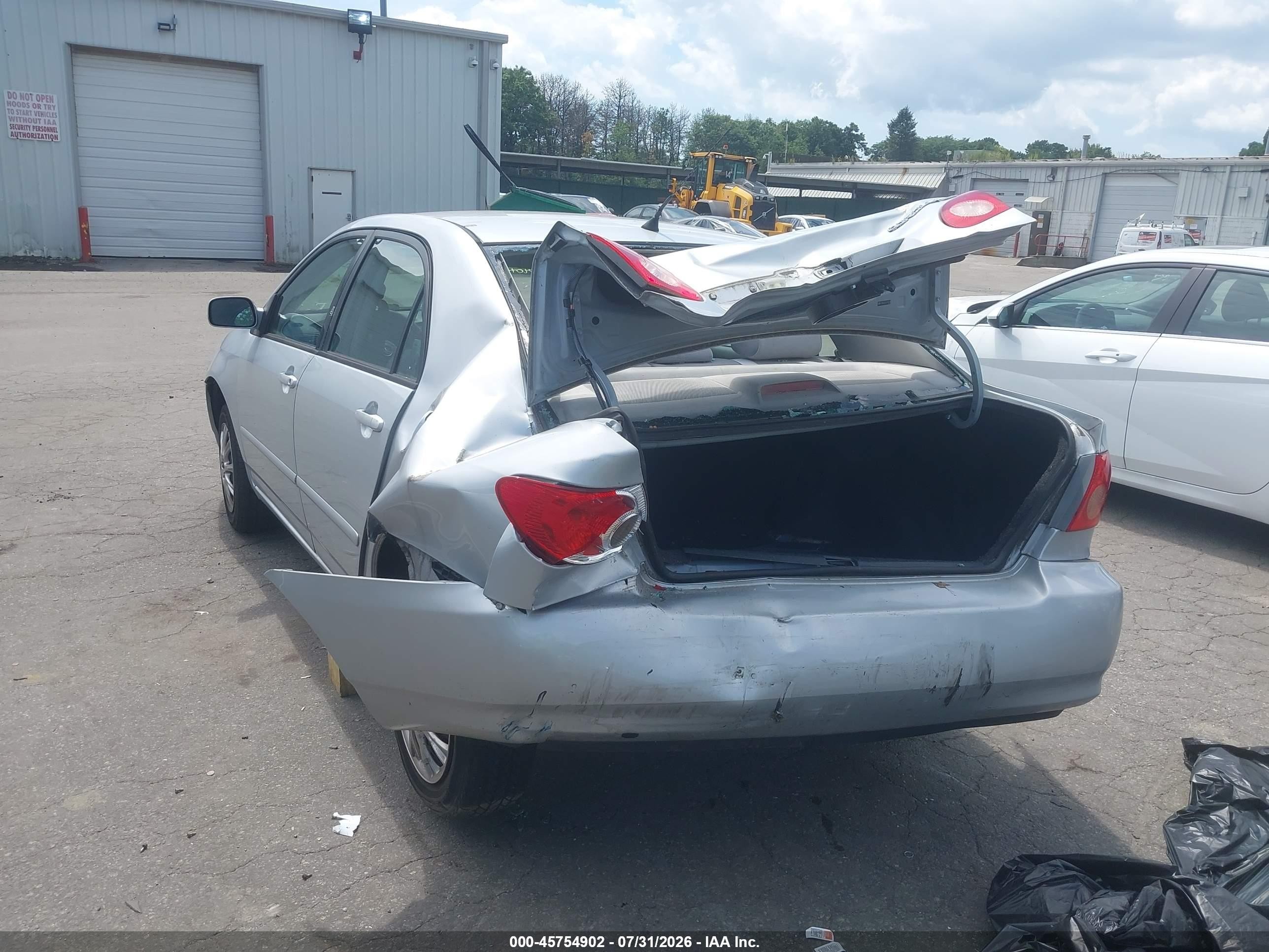2006 Toyota Corolla Le Серебряный vin: 2T1BR32E16C588238