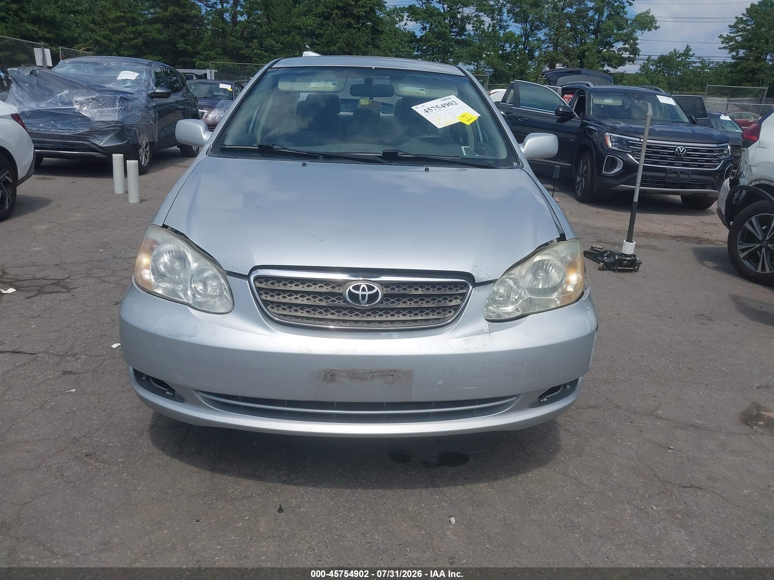 2006 Toyota Corolla Le Серебряный vin: 2T1BR32E16C588238