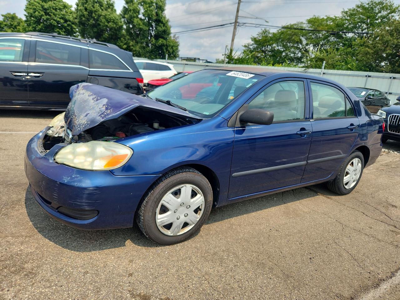 2006 Toyota Corolla Ce Blue vin: 2T1BR32E16C588319