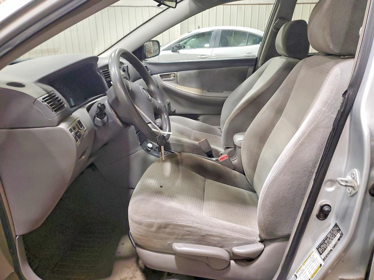 2006 Toyota Corolla Ce Silver vin: 2T1BR32E16C602249