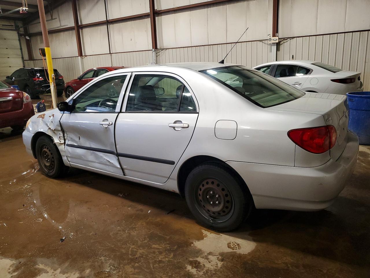 2006 Toyota Corolla Ce Silver vin: 2T1BR32E16C602249