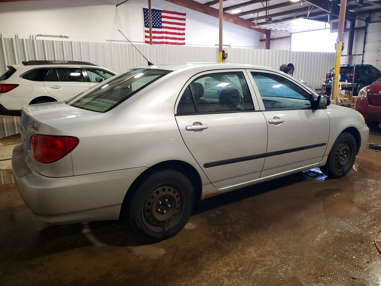 2006 Toyota Corolla Ce Silver vin: 2T1BR32E16C602249