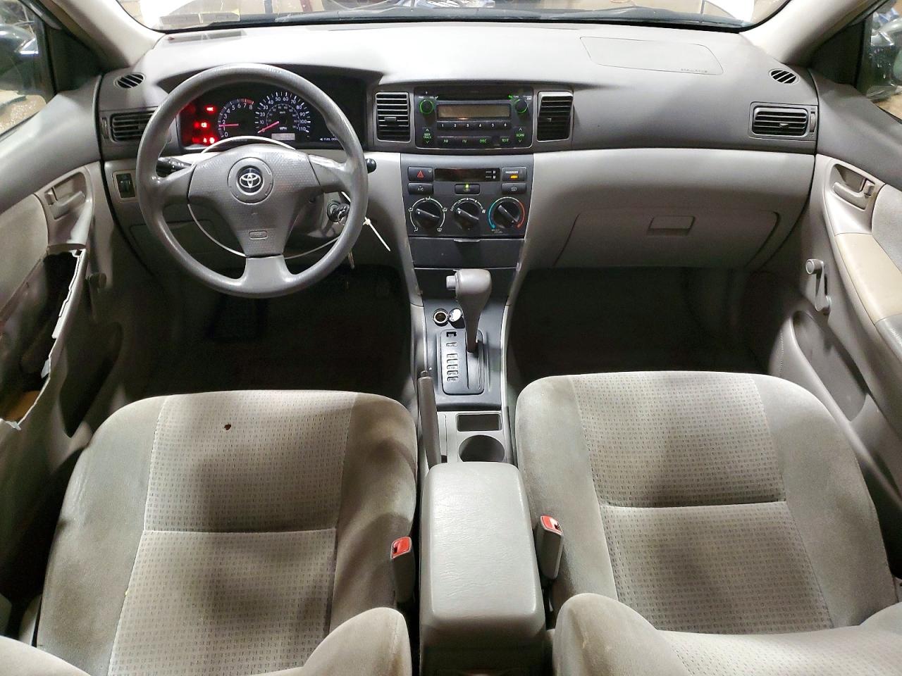 2006 Toyota Corolla Ce Silver vin: 2T1BR32E16C602249