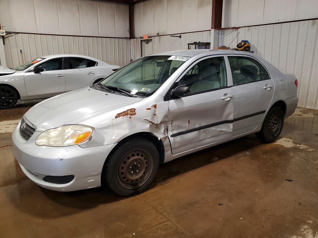 2006 Toyota Corolla Ce Silver vin: 2T1BR32E16C602249