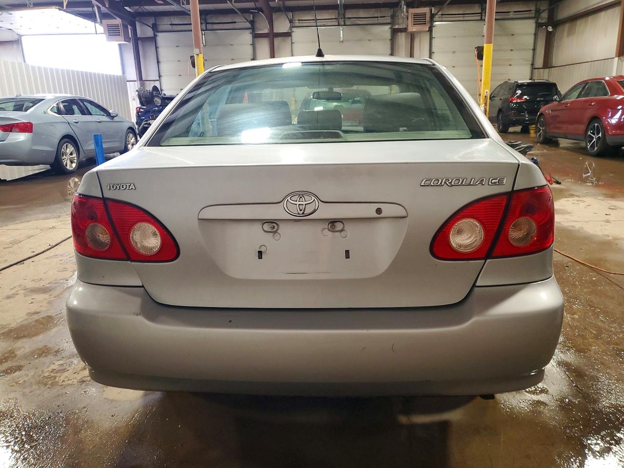 2006 Toyota Corolla Ce Silver vin: 2T1BR32E16C602249