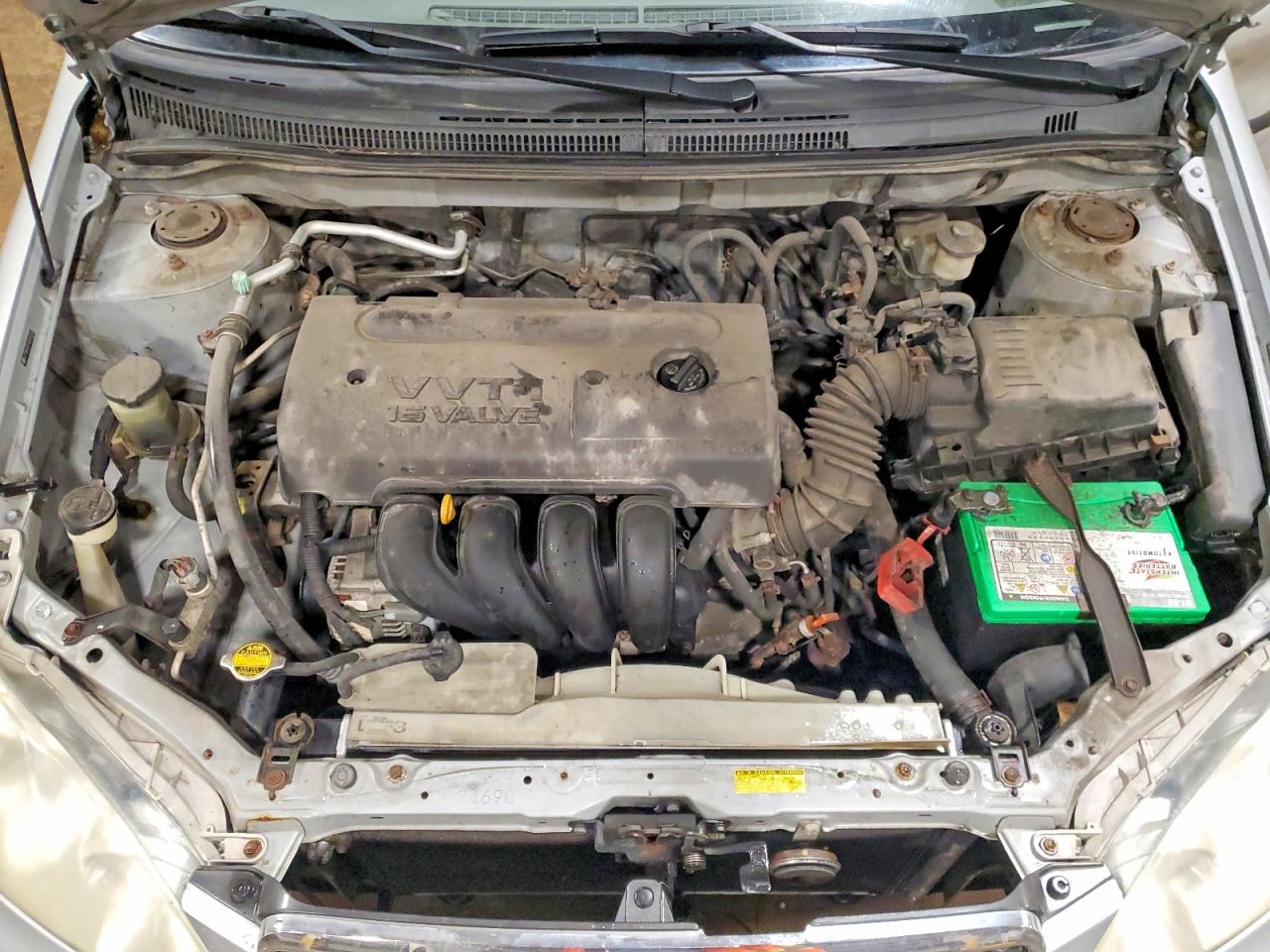 2006 Toyota Corolla Ce Silver vin: 2T1BR32E16C602249