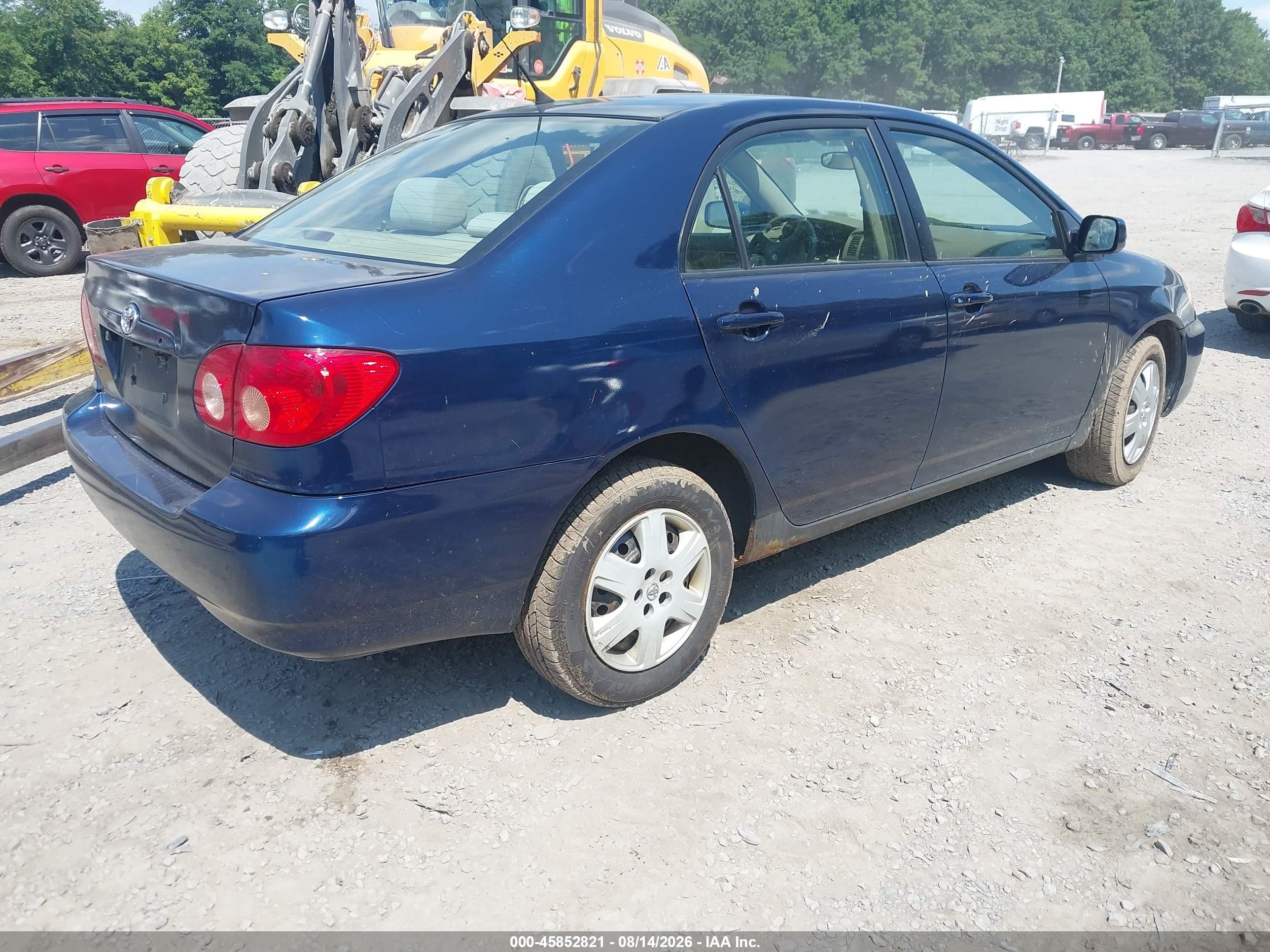 2006 Toyota Corolla Le Синий vin: 2T1BR32E16C617799