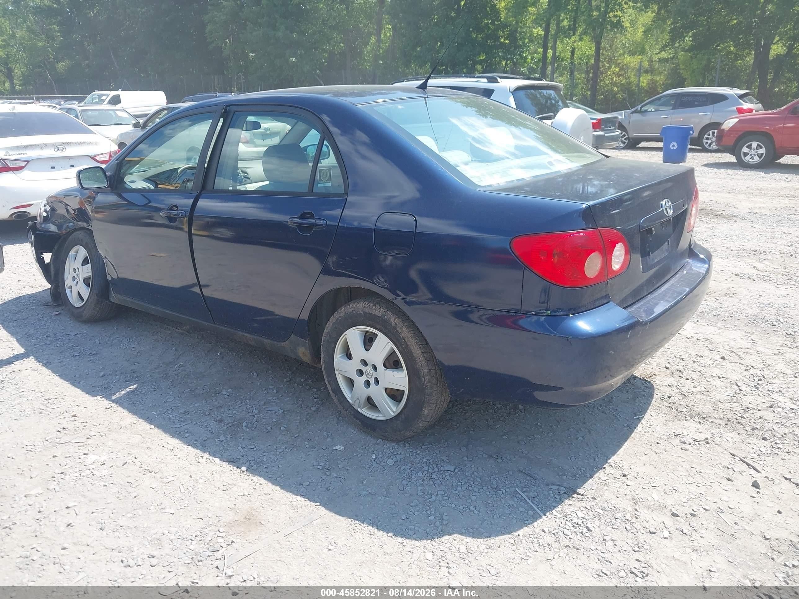 2006 Toyota Corolla Le Синий vin: 2T1BR32E16C617799