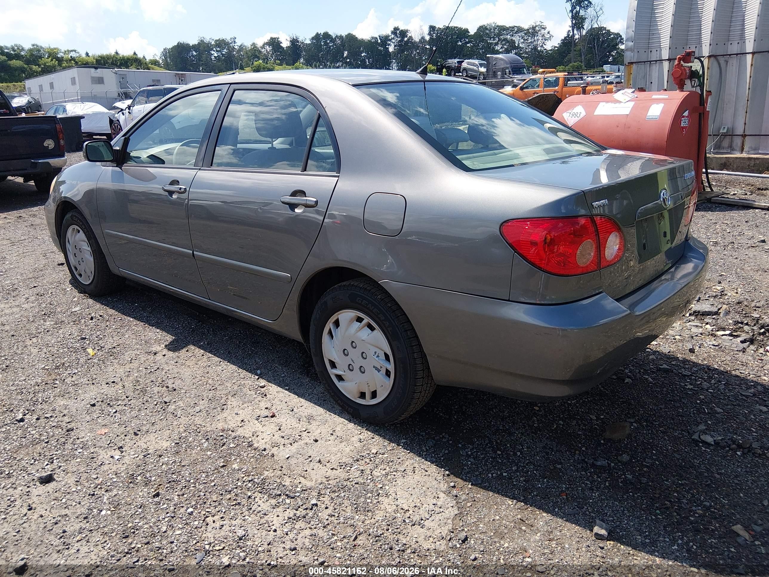 2006 Toyota Corolla Le Gray vin: 2T1BR32E16C644629
