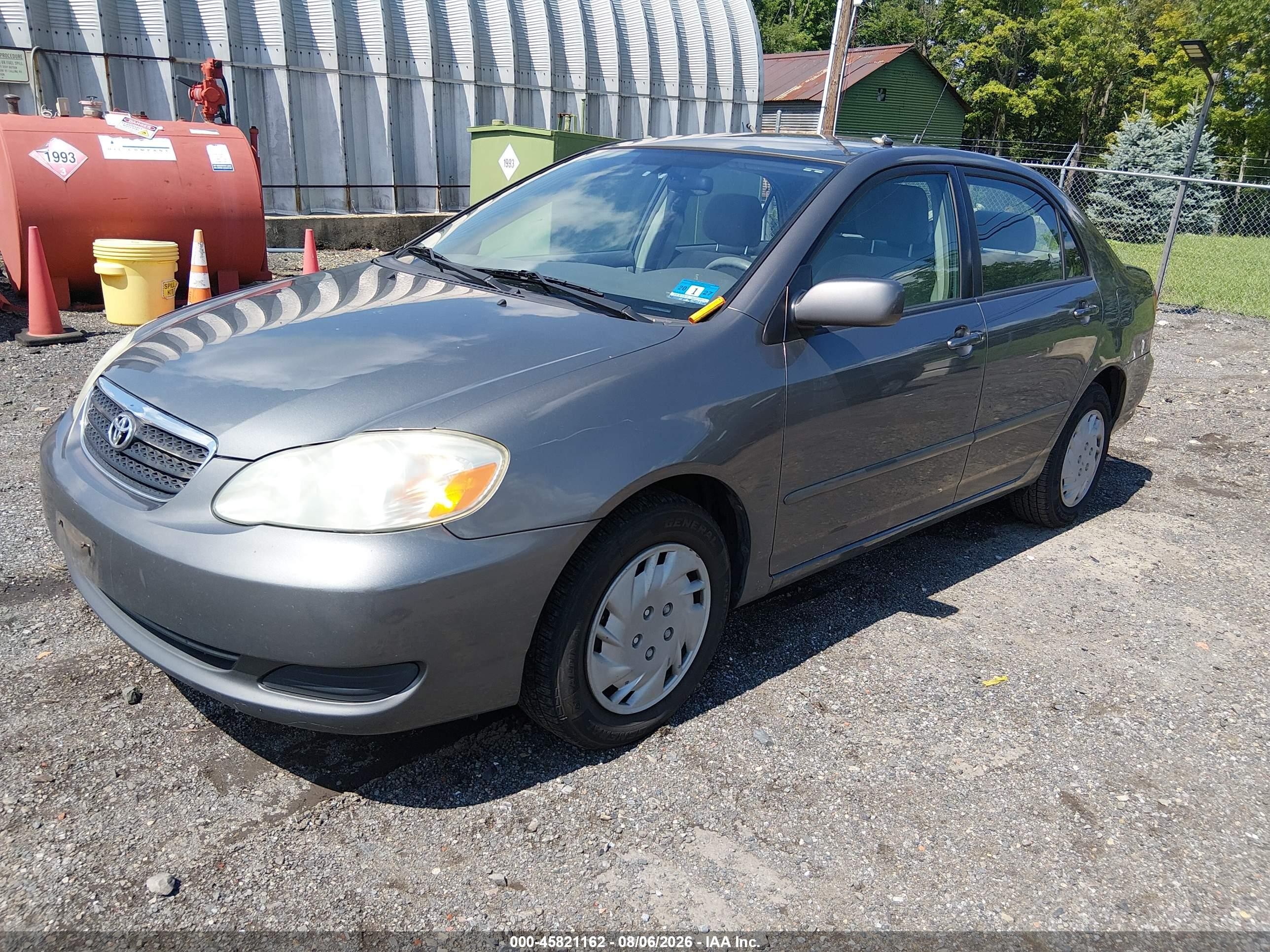 2006 Toyota Corolla Le Gray vin: 2T1BR32E16C644629