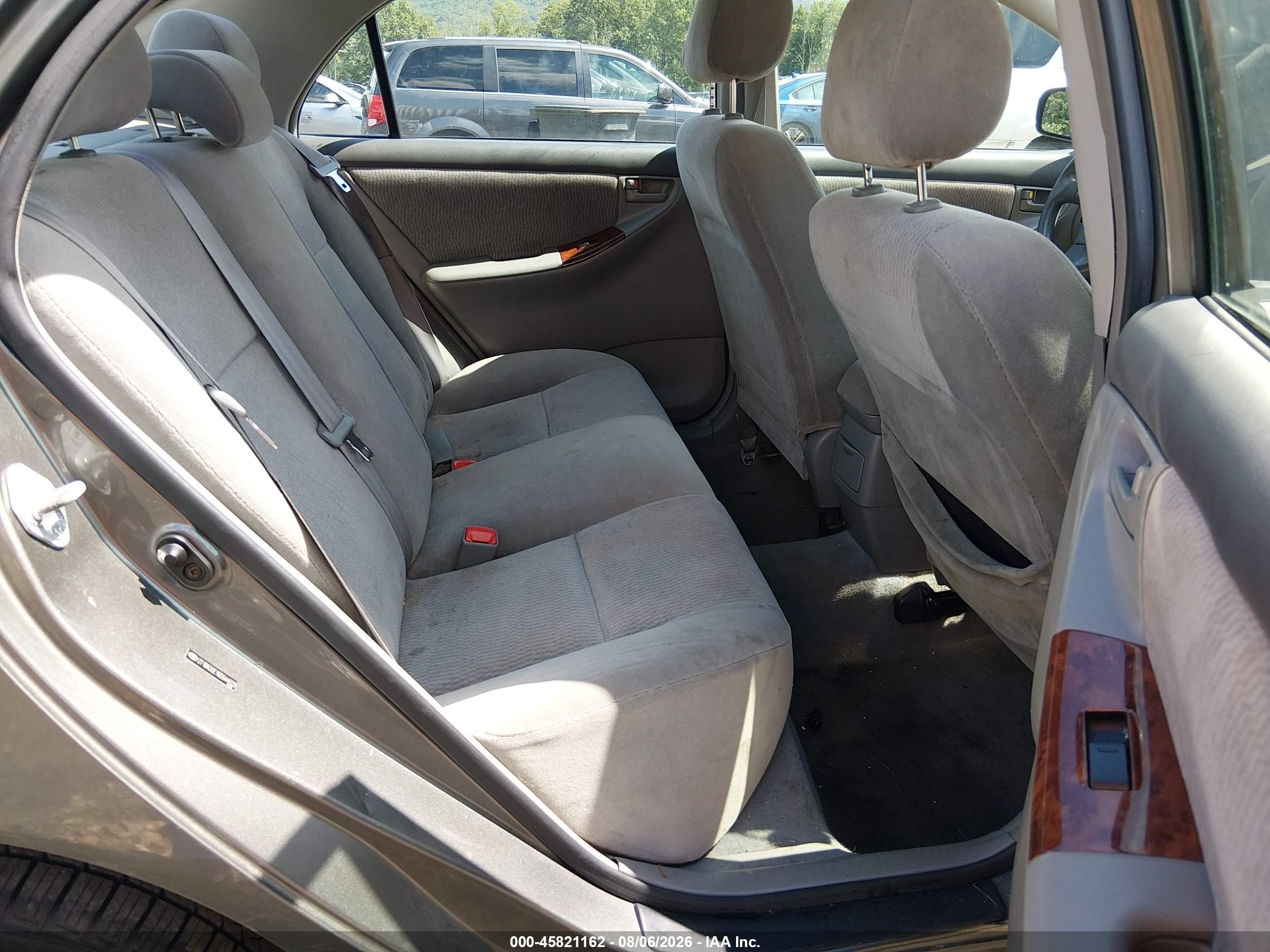 2006 Toyota Corolla Le Gray vin: 2T1BR32E16C644629