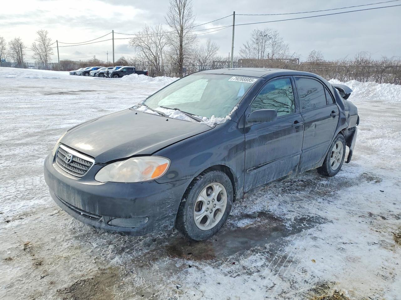 2006 Toyota Corolla Ce Black vin: 2T1BR32E16C648440
