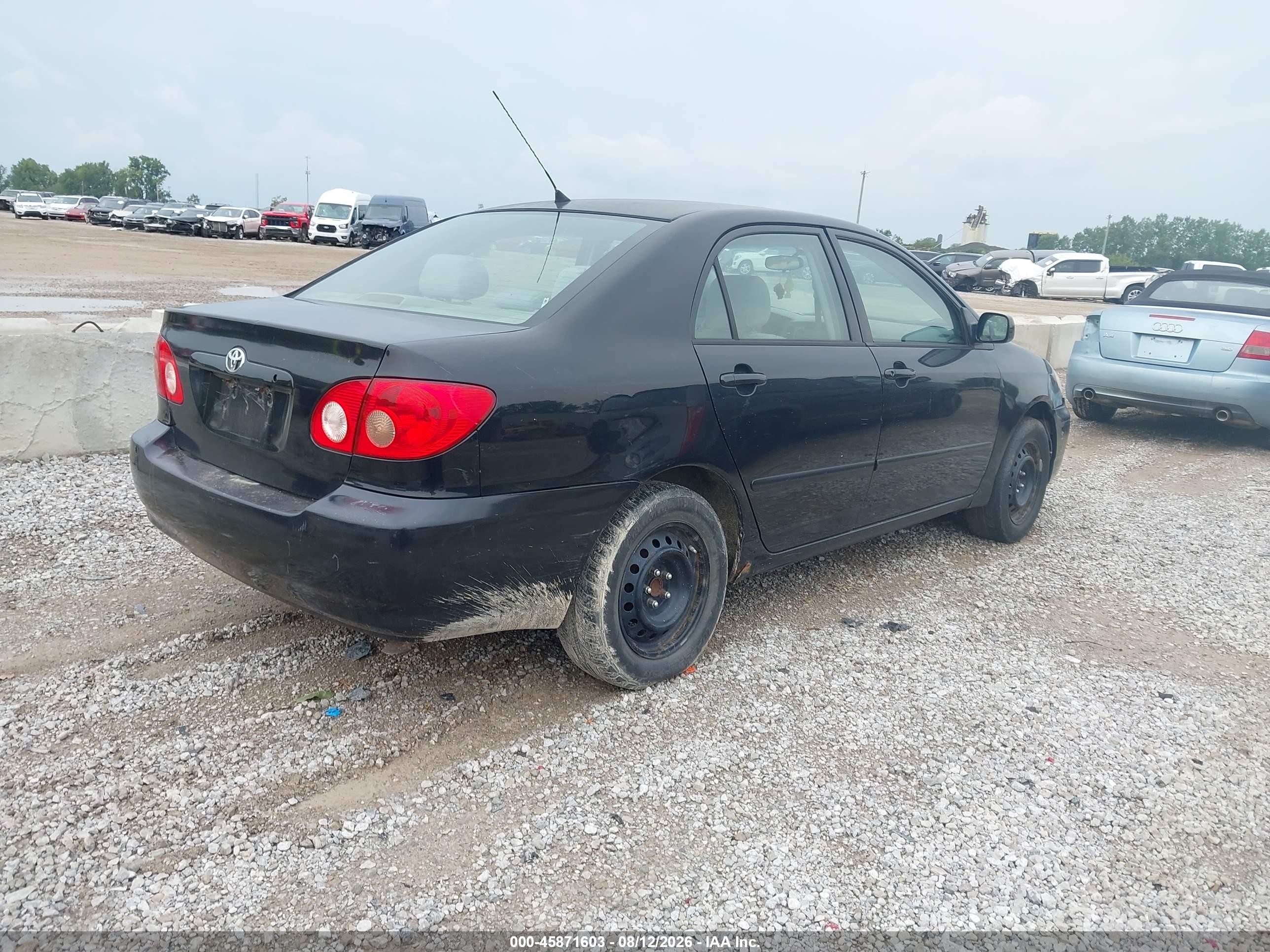 2006 Toyota Corolla Le Black vin: 2T1BR32E16C686704