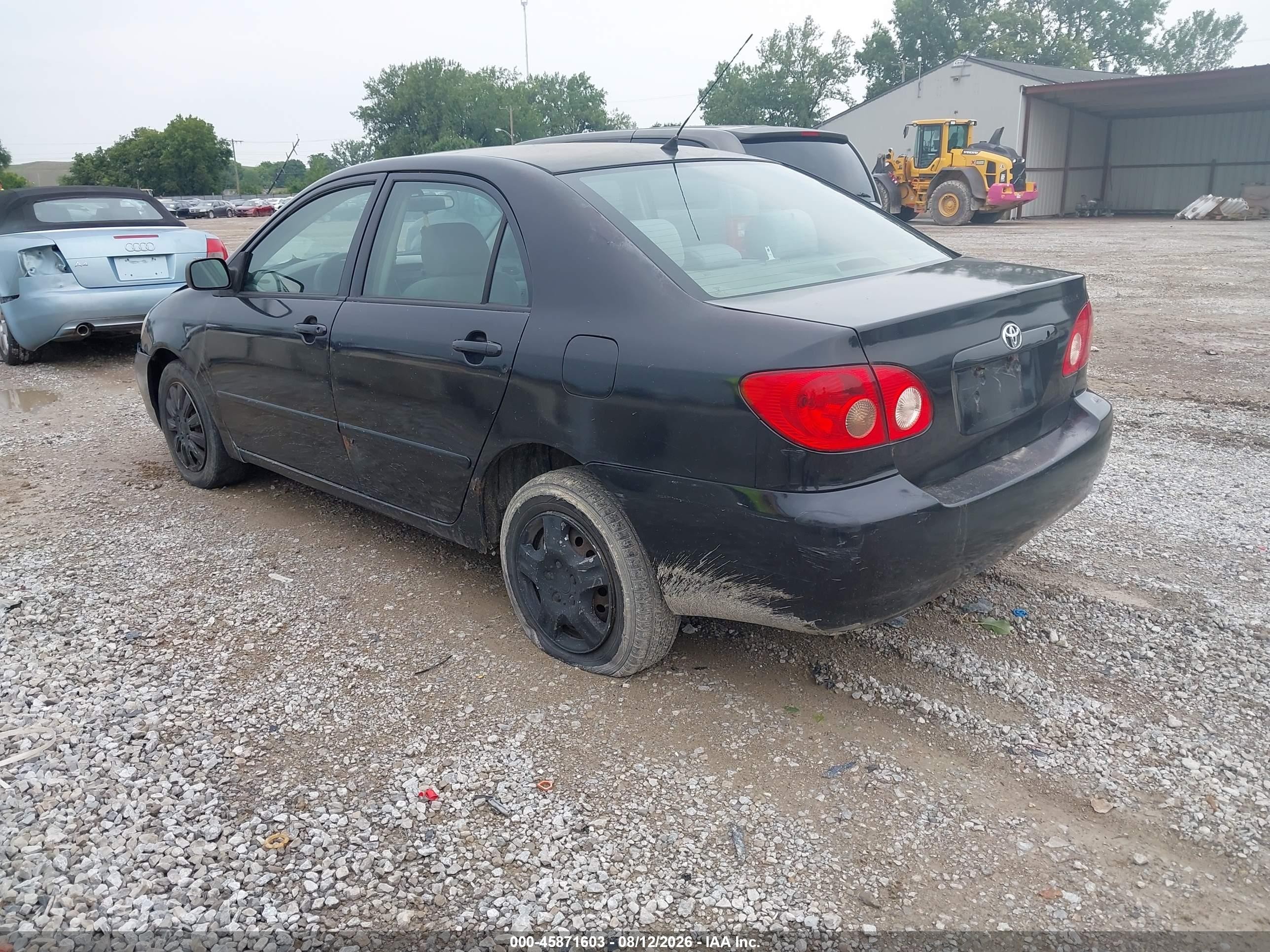 2006 Toyota Corolla Le Black vin: 2T1BR32E16C686704