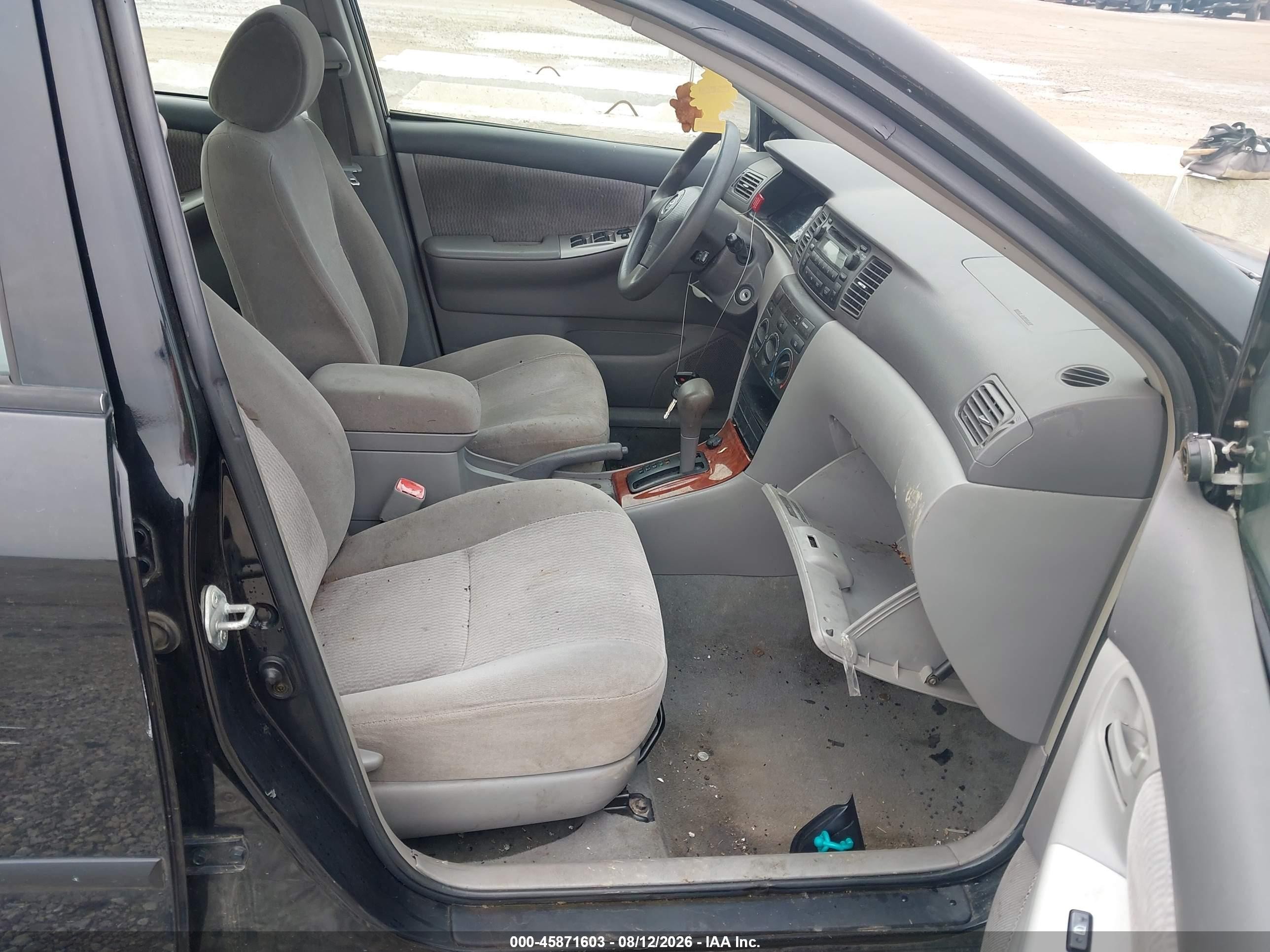 2006 Toyota Corolla Le Black vin: 2T1BR32E16C686704