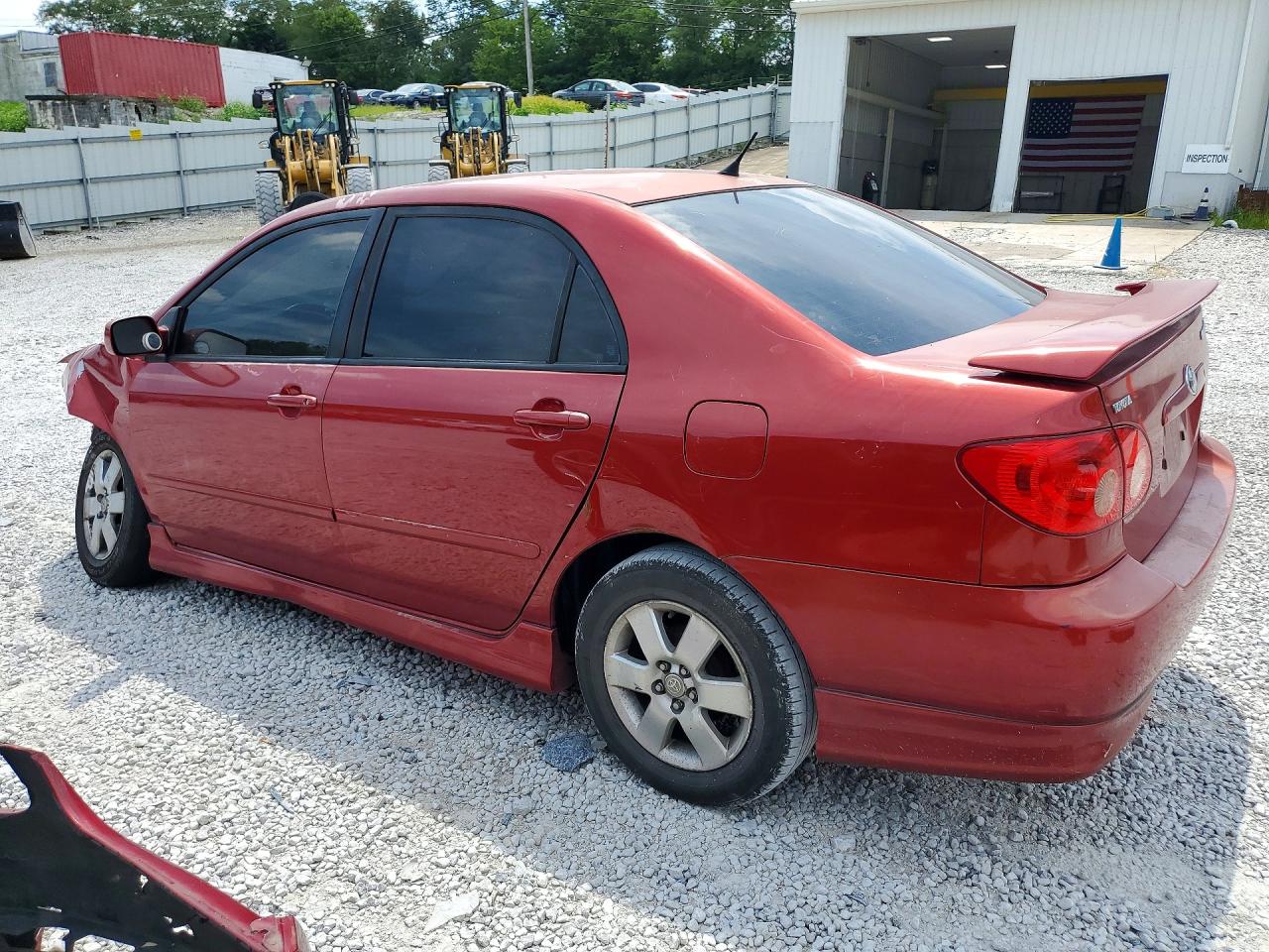 2006 Toyota Corolla S Red vin: 2T1BR32E16C701265