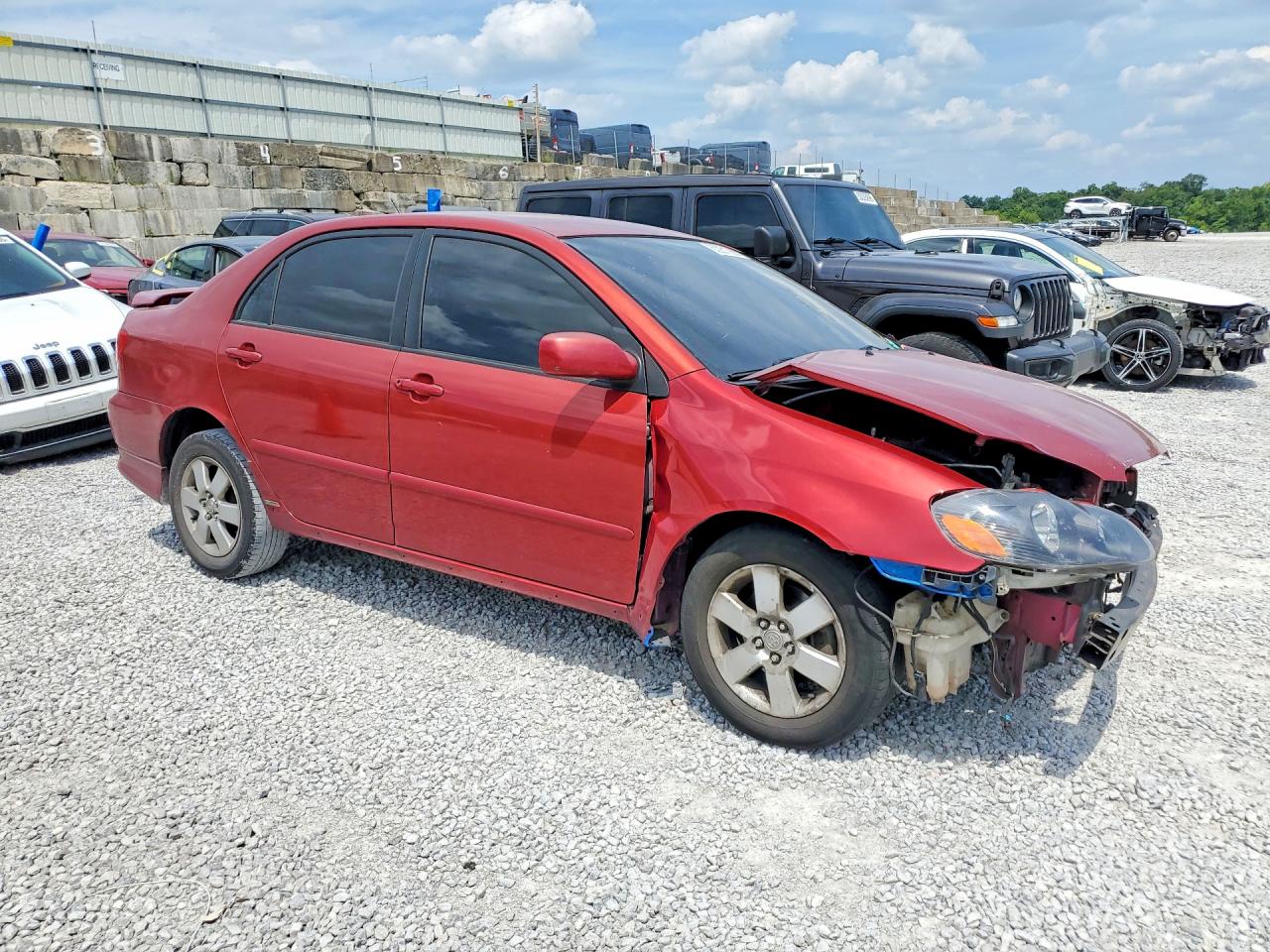 2006 Toyota Corolla S Red vin: 2T1BR32E16C701265